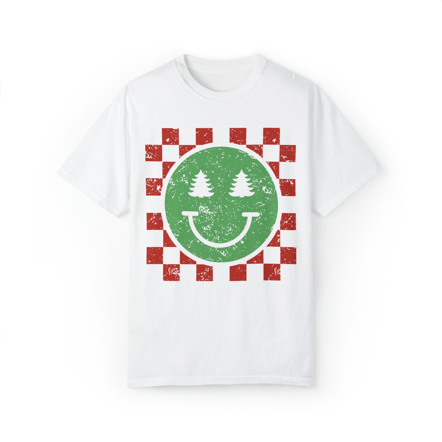 Retro Smile Christmas Tree Shirt