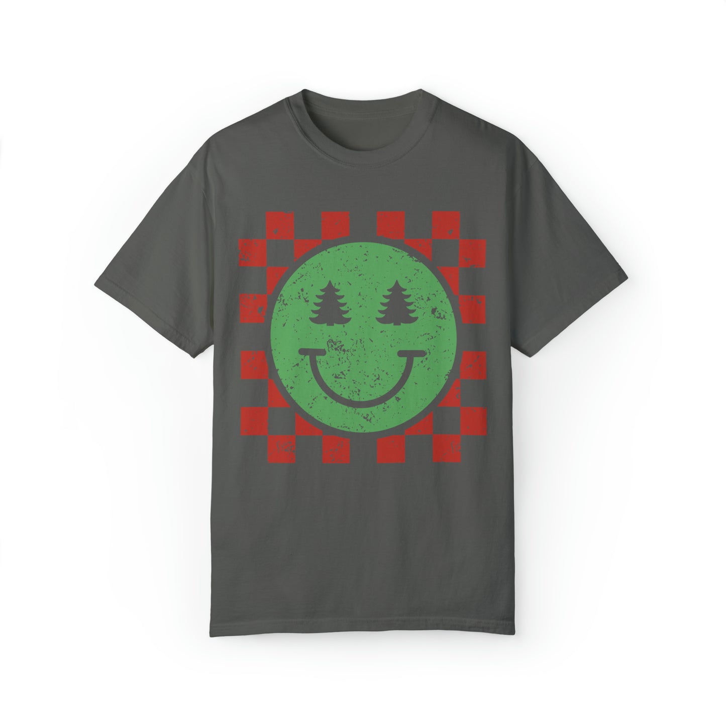 Retro Smile Christmas Tree Shirt