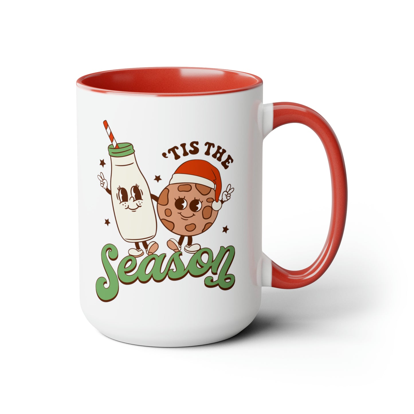 Tis The Season Milk & Cookies Mug