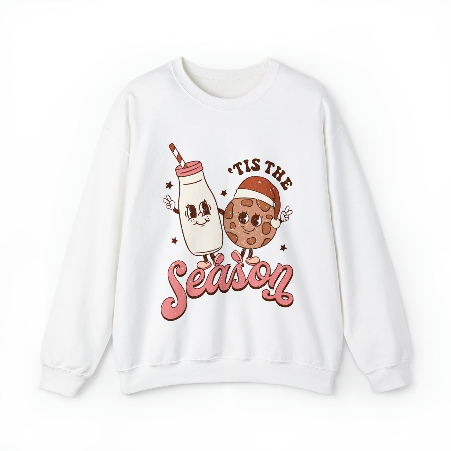 Tis the Season Milk and Cookies Sweatshirt
