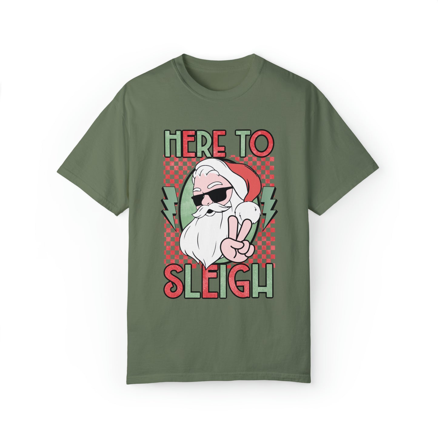Here to Sleigh Santa Shirt