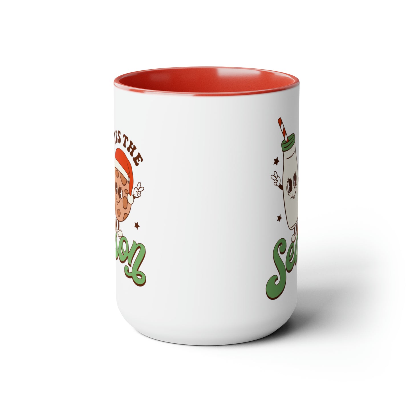 Tis The Season Milk & Cookies Mug