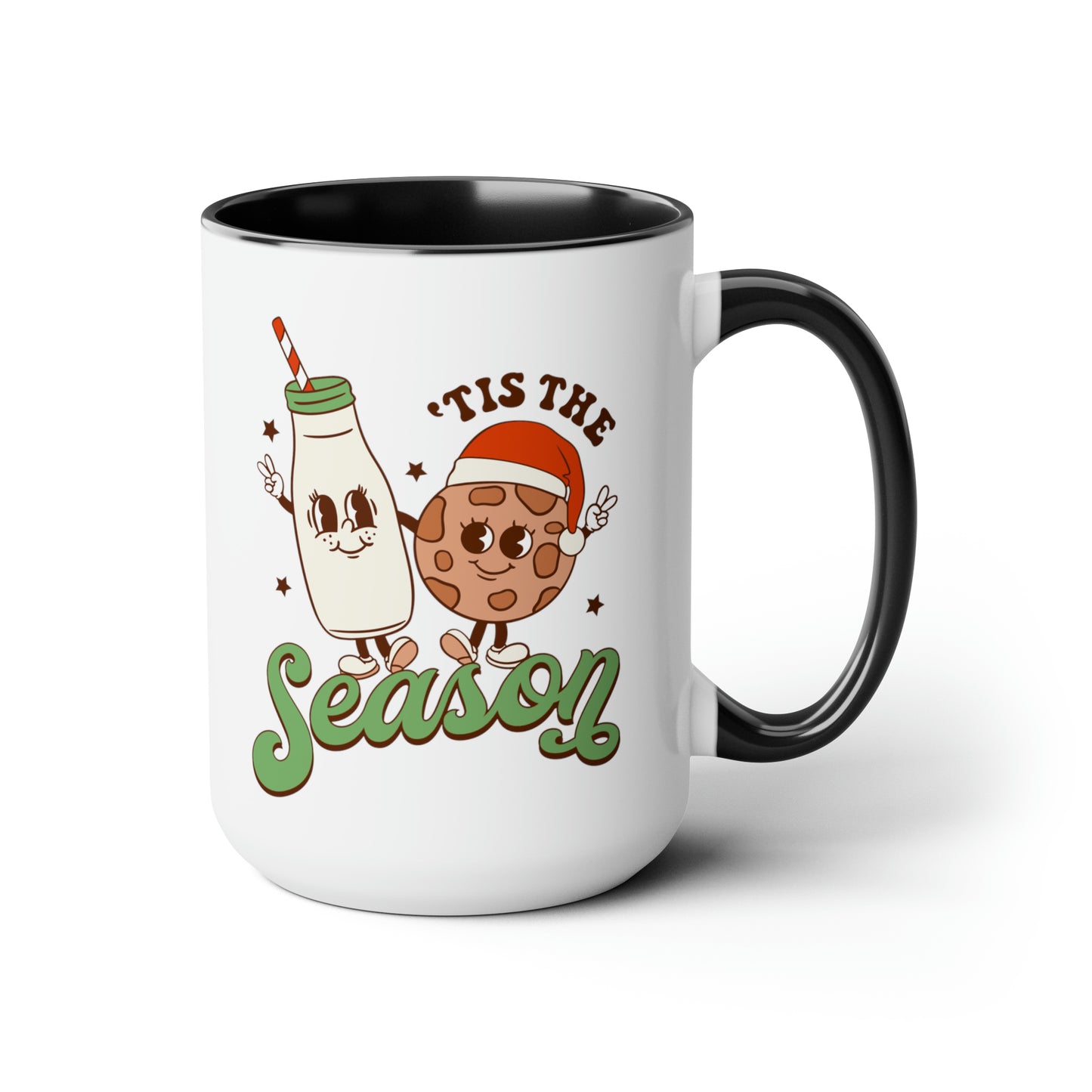 Tis The Season Milk & Cookies Mug