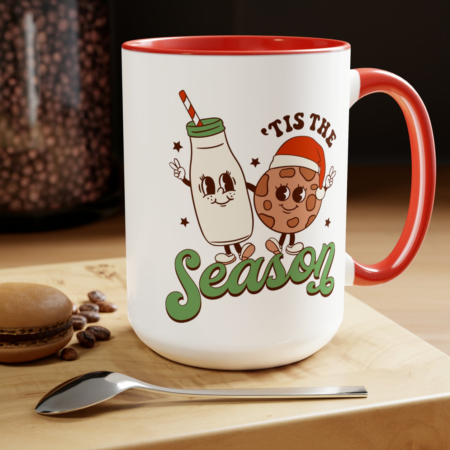 Tis The Season Milk & Cookies Mug
