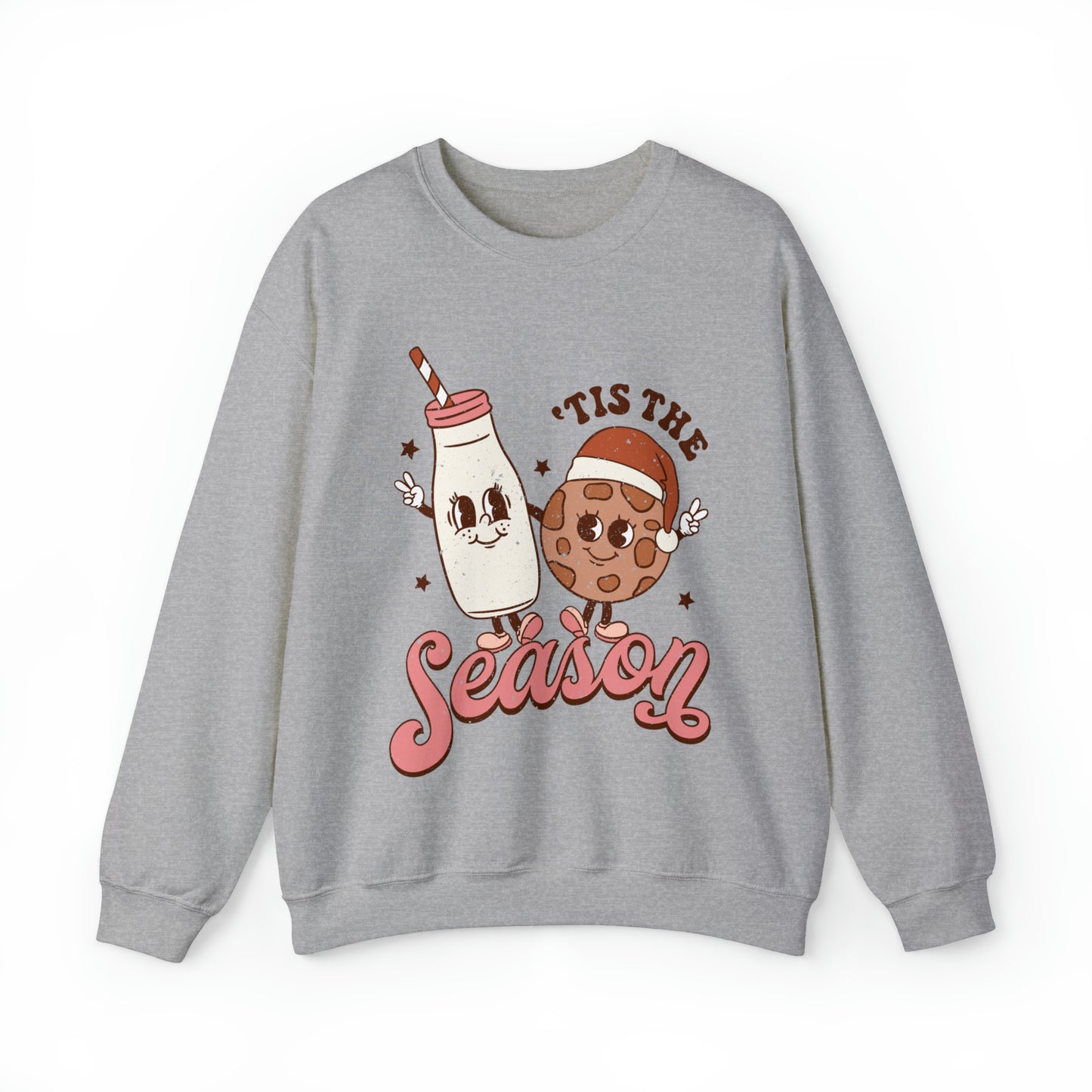 Tis the Season Milk and Cookies Sweatshirt