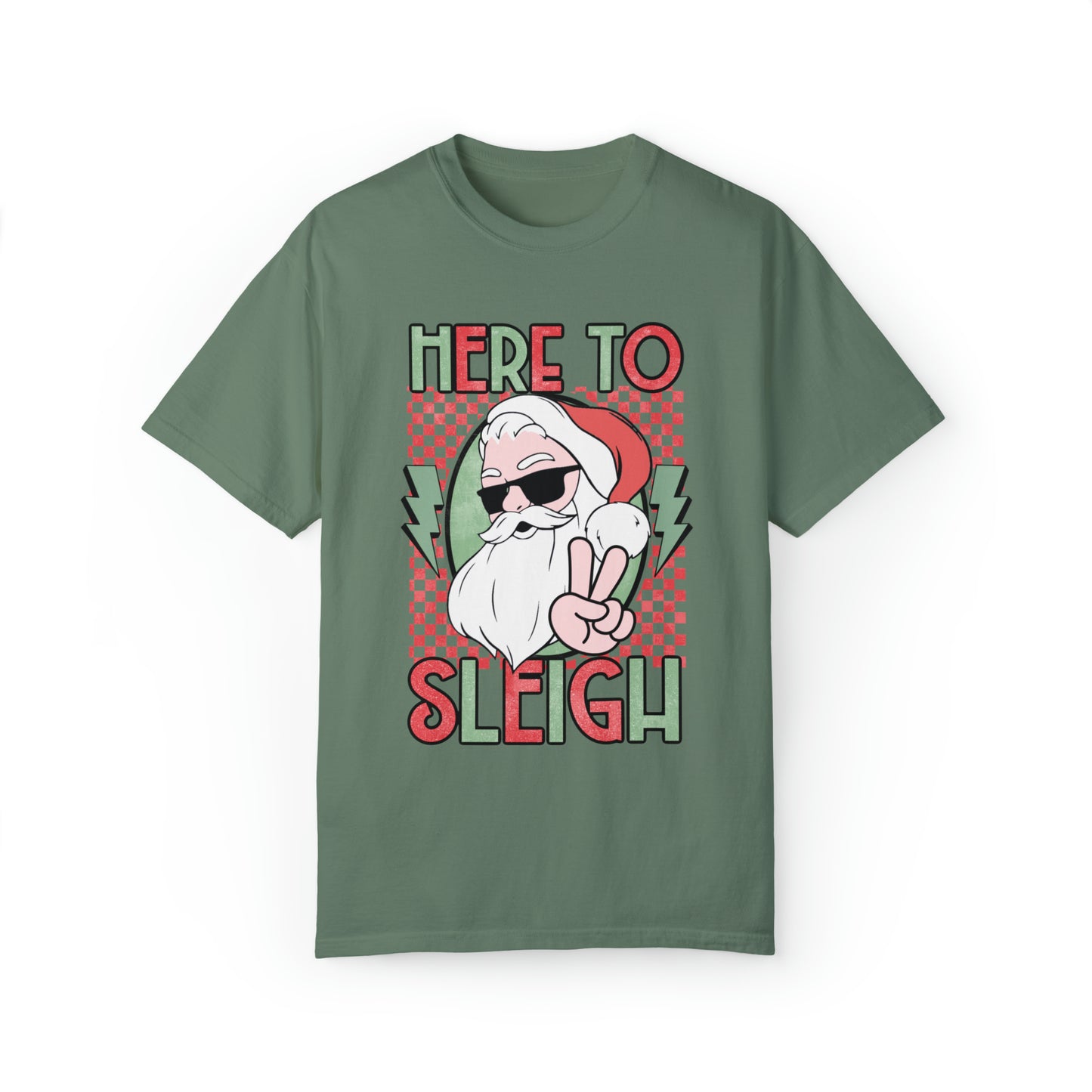 Here to Sleigh Santa Shirt