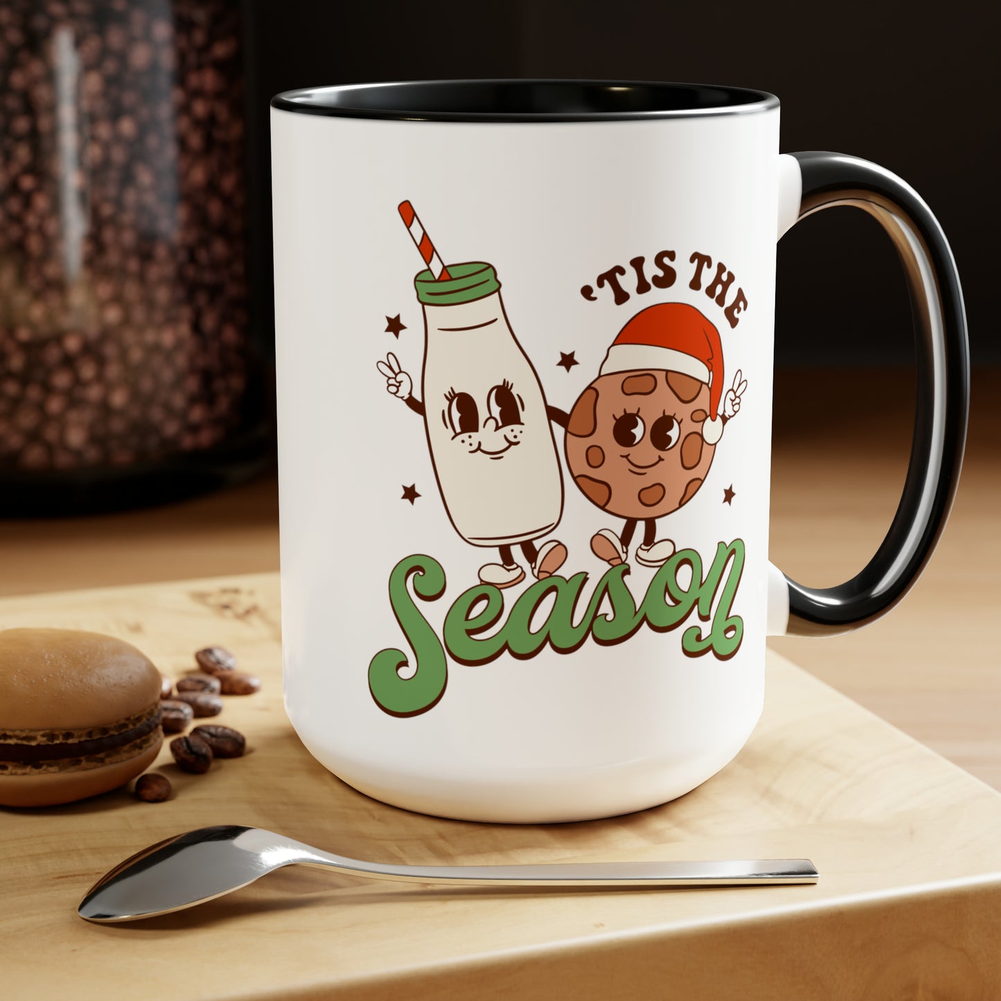 Tis The Season Milk & Cookies Mug