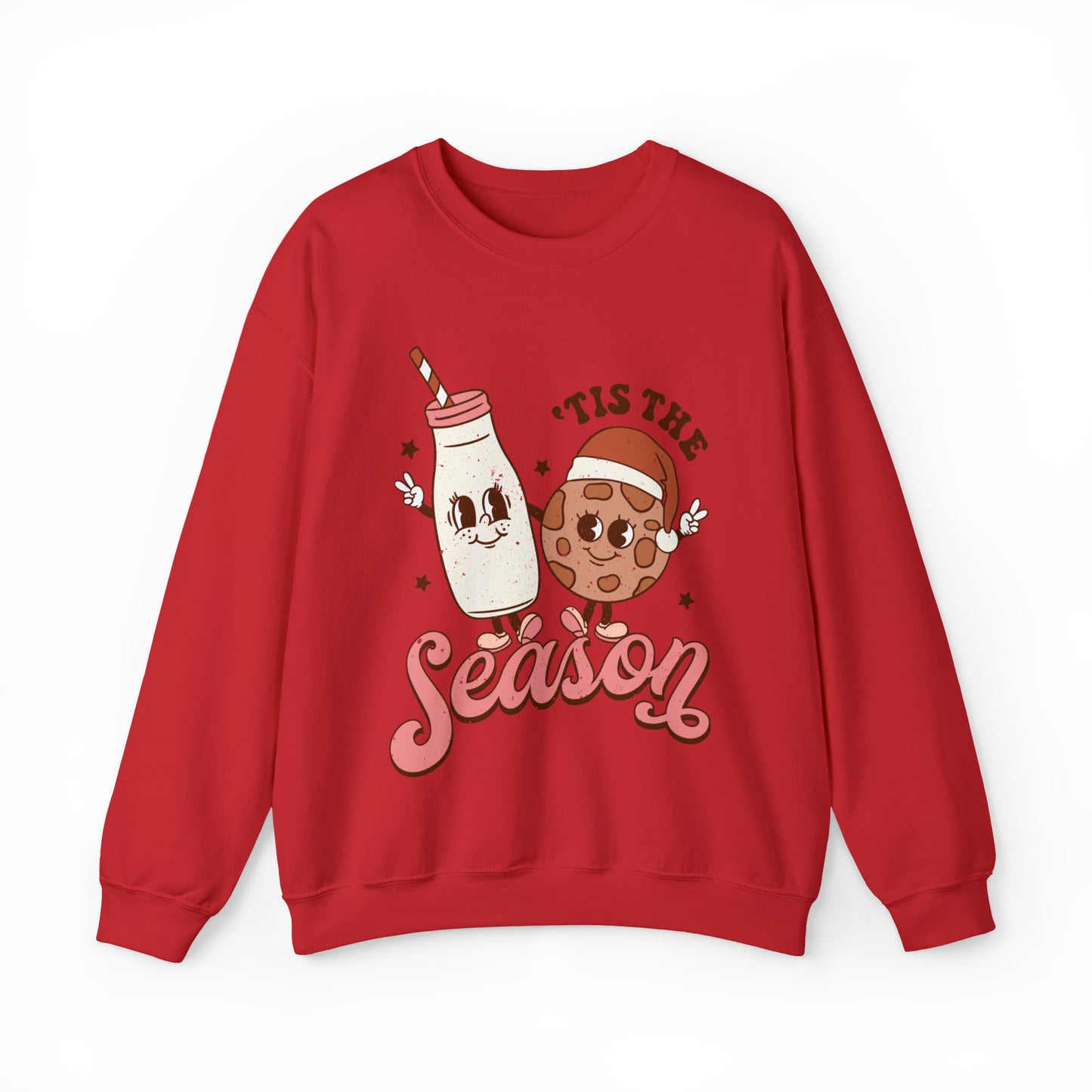 Tis the Season Milk and Cookies Sweatshirt