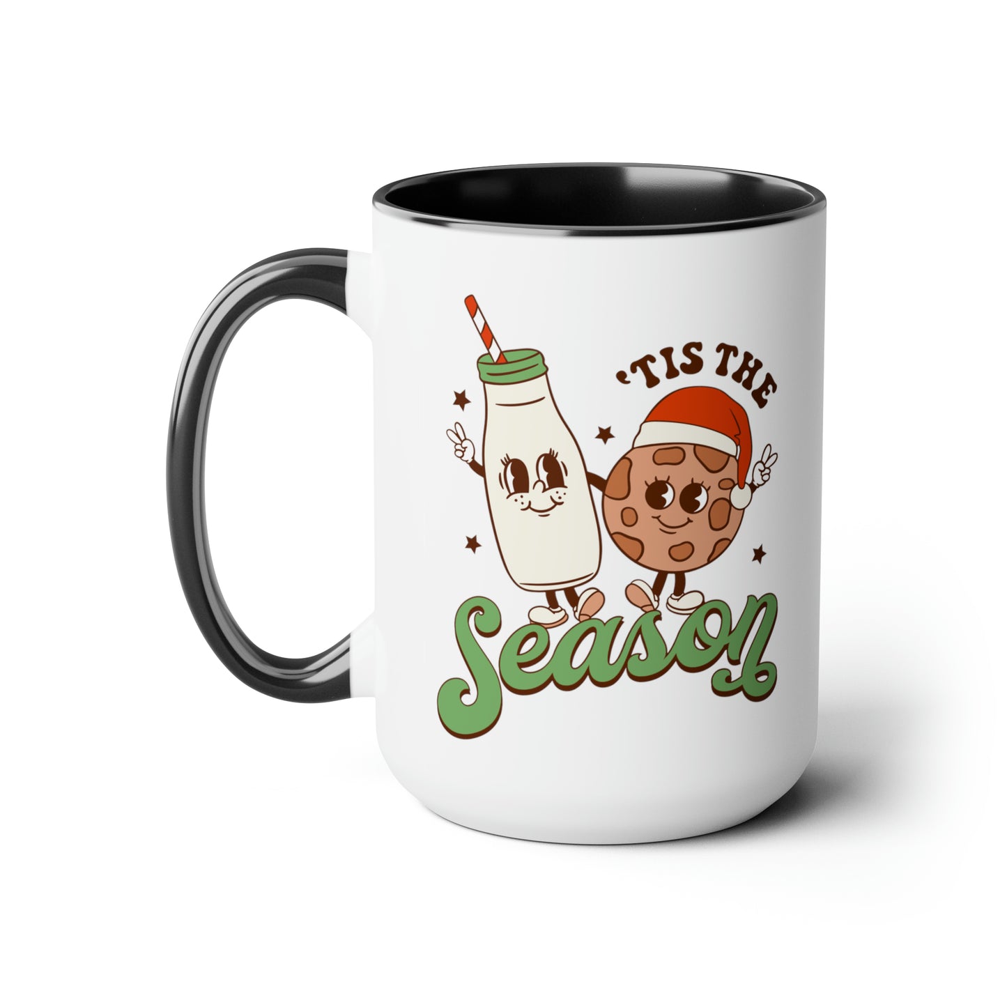 Tis The Season Milk & Cookies Mug