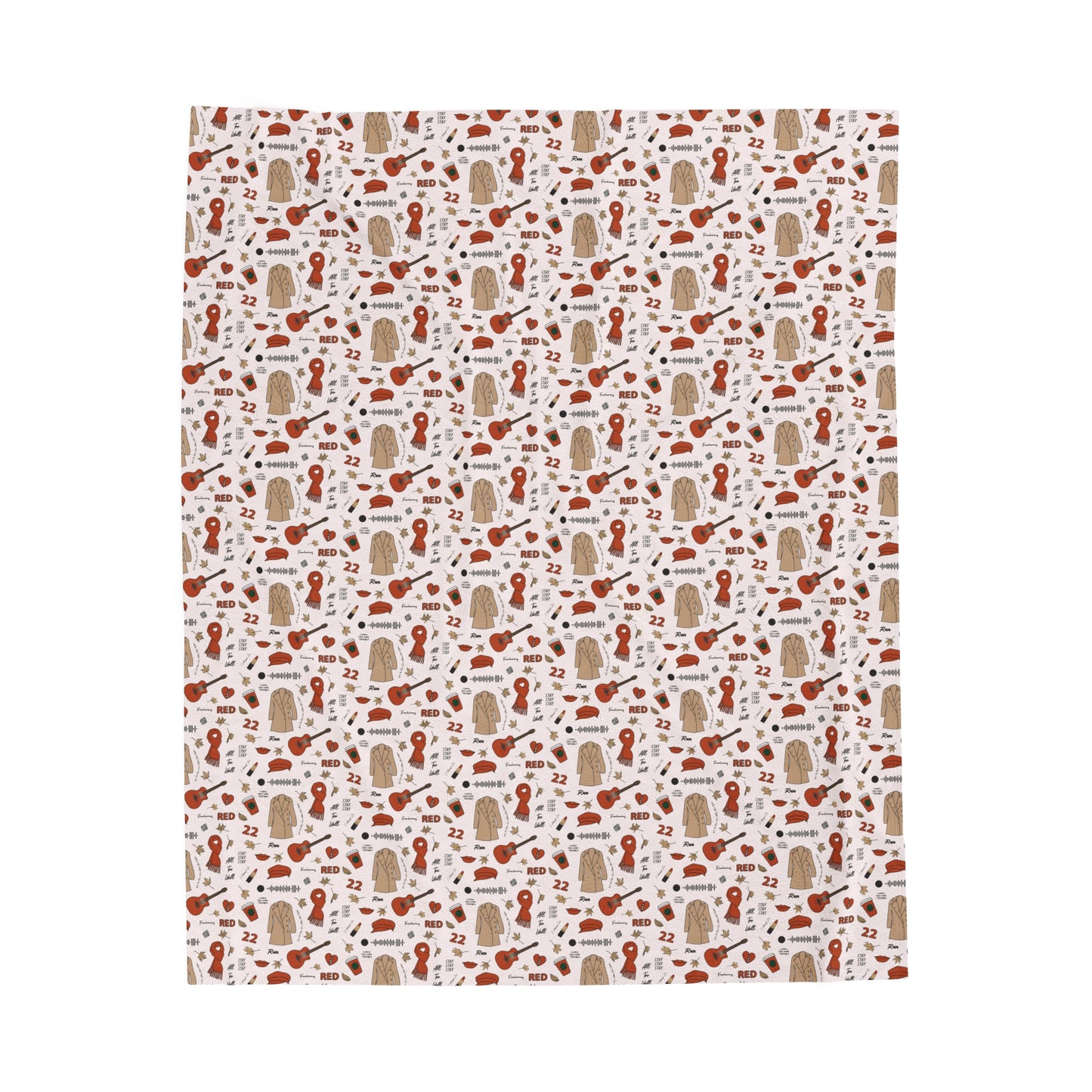 Red TS Plush Blanket