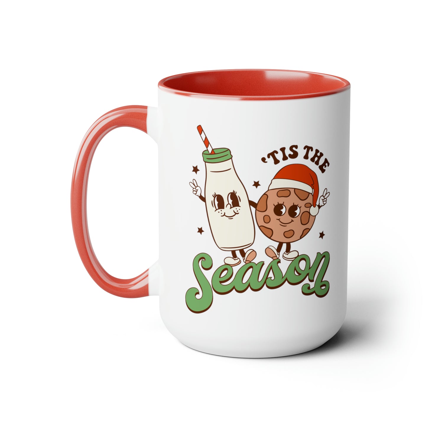 Tis The Season Milk & Cookies Mug