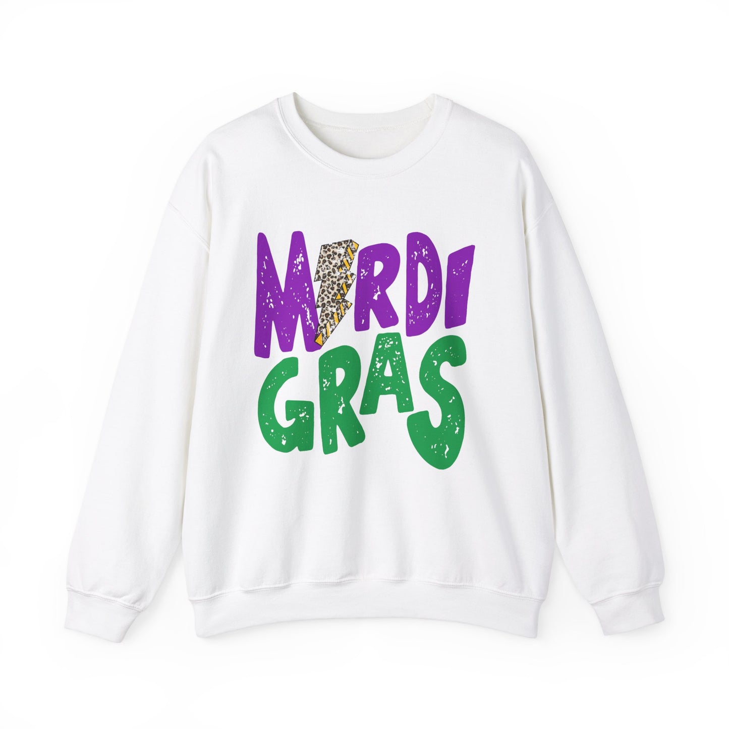 Mardi Gras Lightning Bolt Sweatshirt