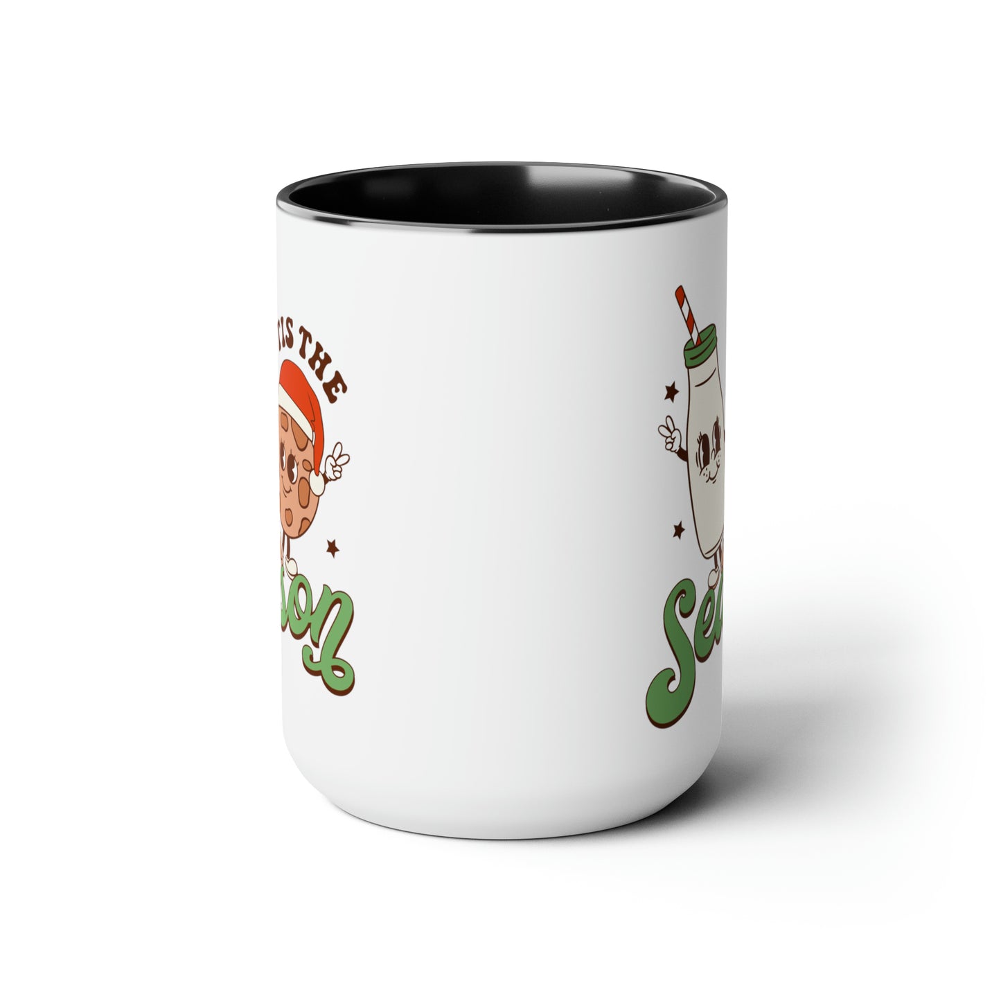 Tis The Season Milk & Cookies Mug