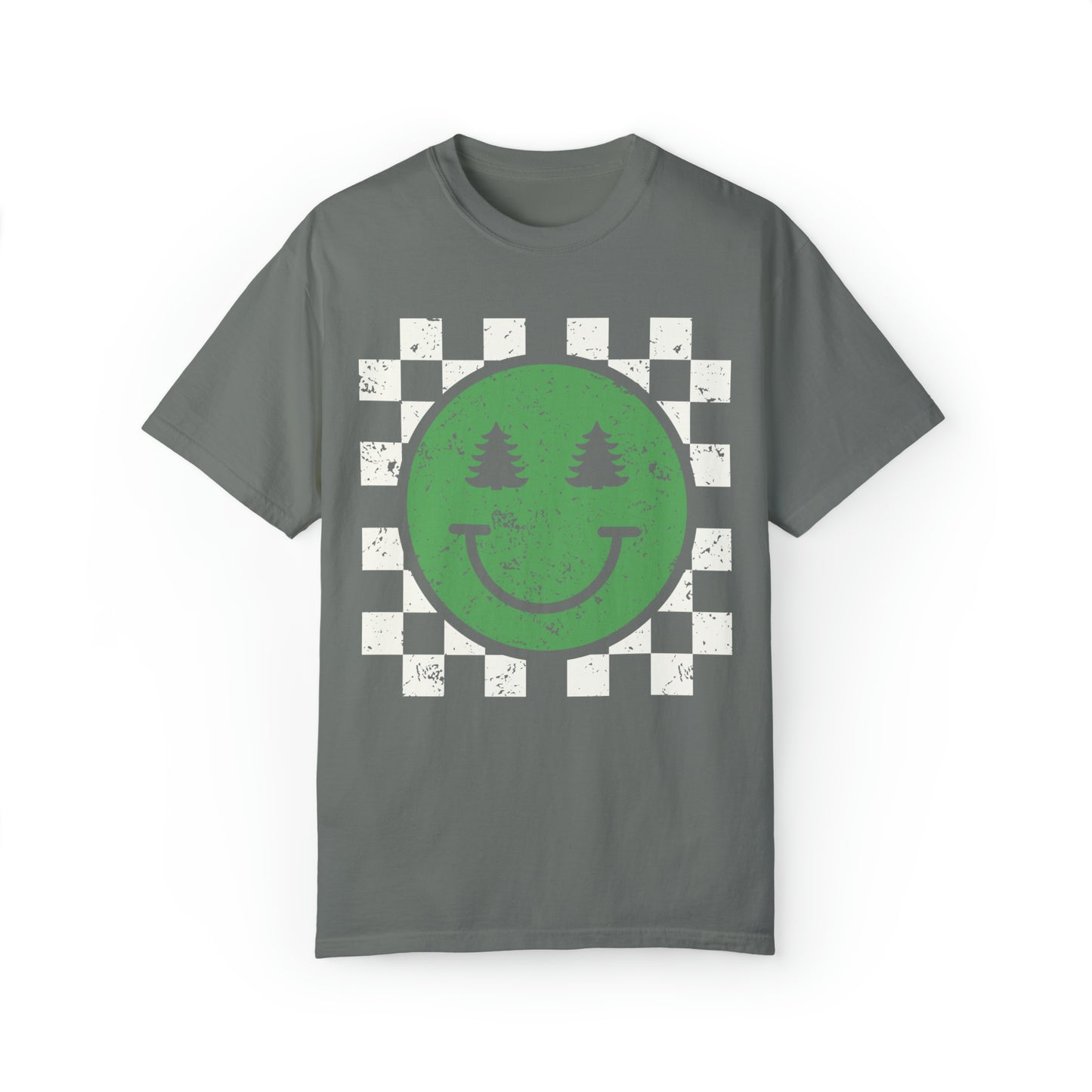 Retro Smile Christmas Tree Shirt