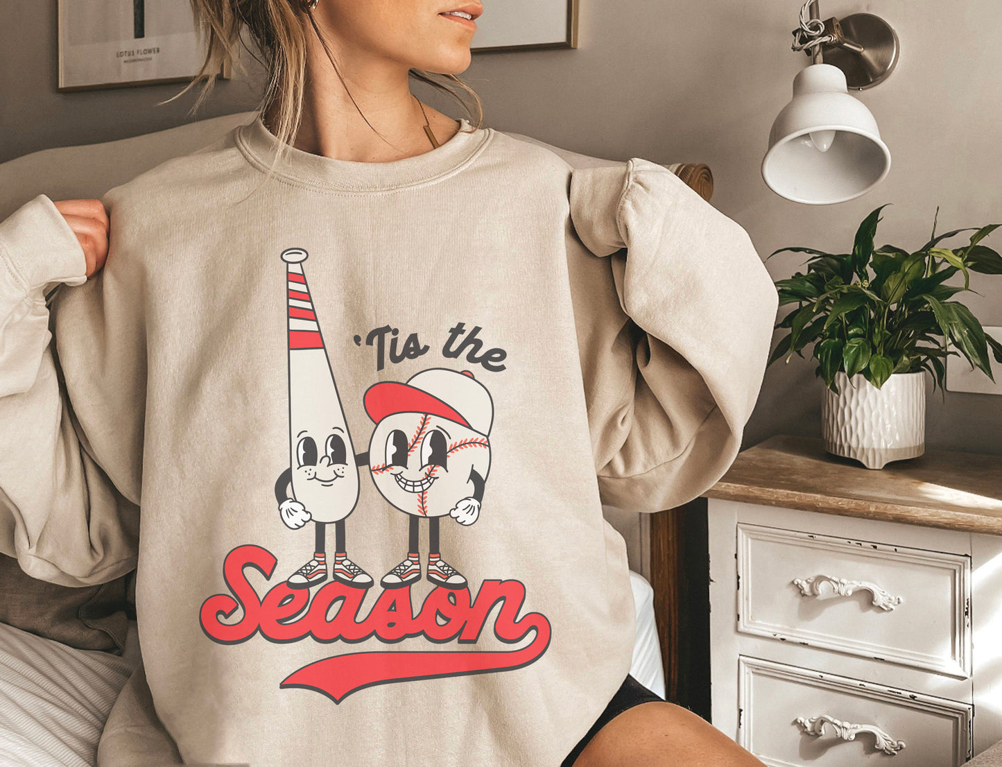 Tis The Season Baseball Sweatshirt