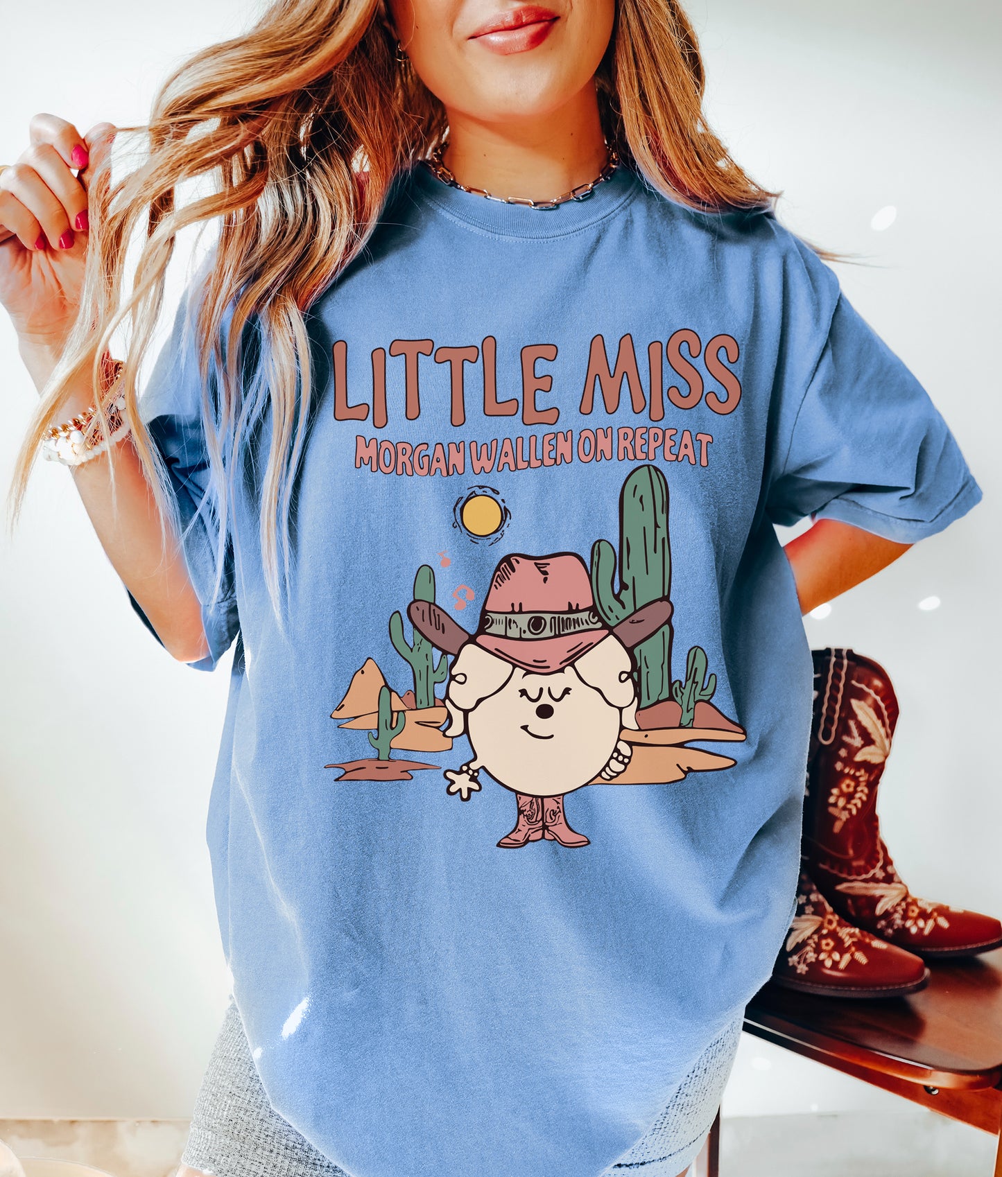 Little Miss Morgan Wallen On Repeat Shirt