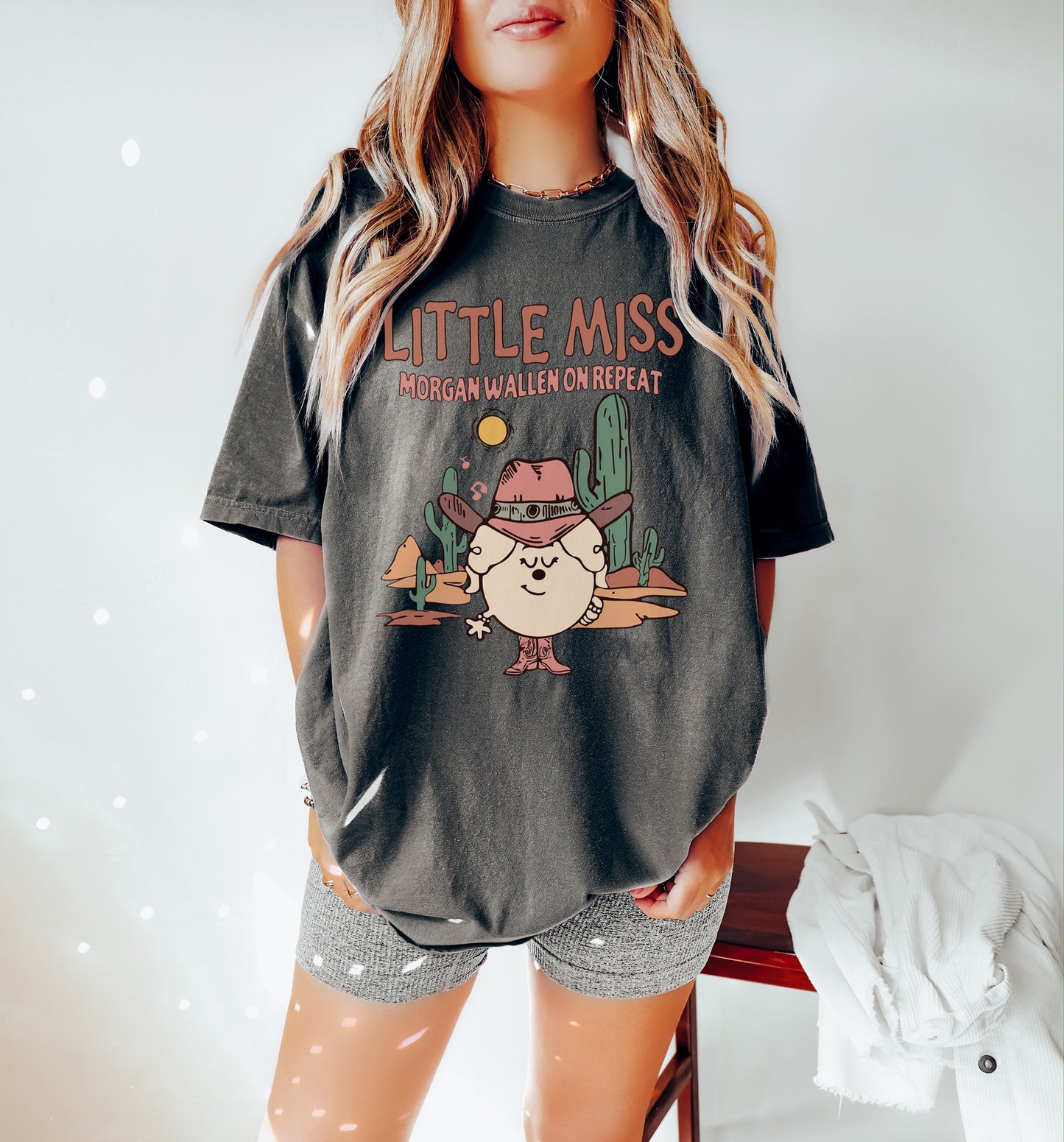 Little Miss Morgan Wallen On Repeat Shirt