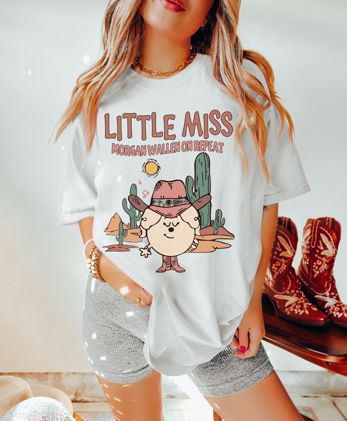 Little Miss Morgan Wallen On Repeat Shirt