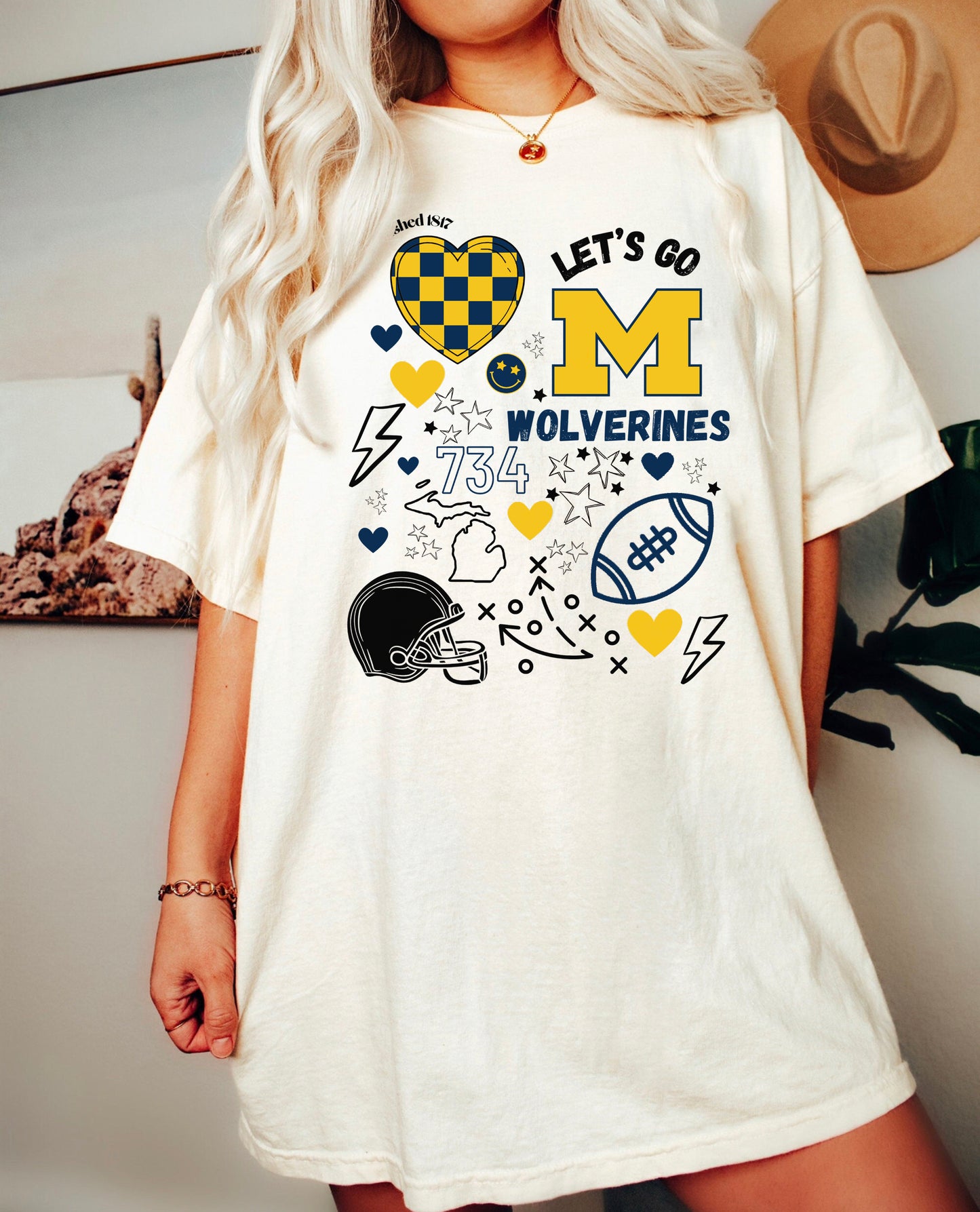 Wolverines Game Day Shirt Design On Front Only