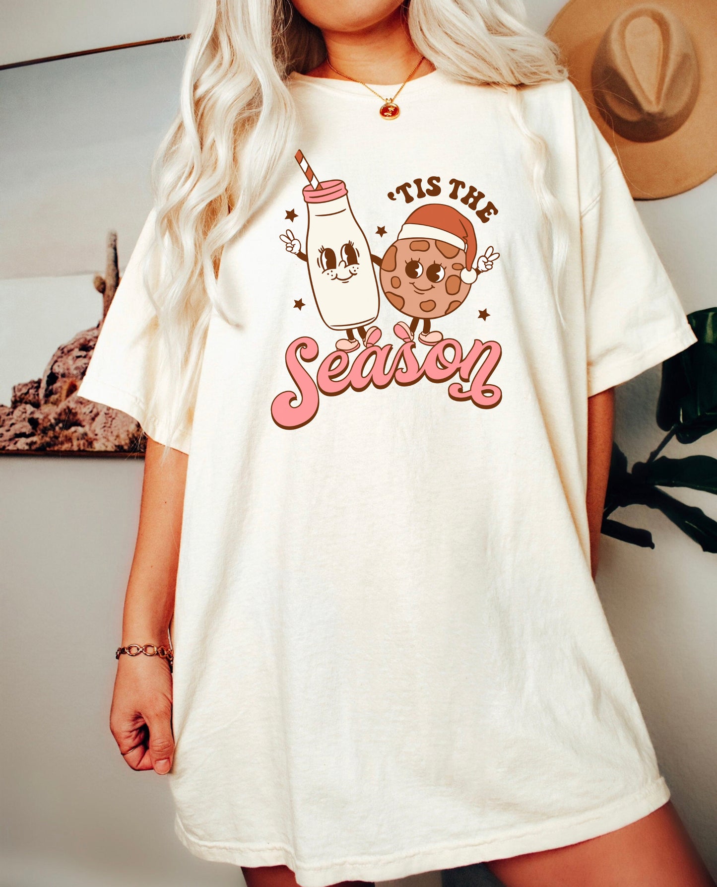 Tis the Season Milk & Cookies Shirt