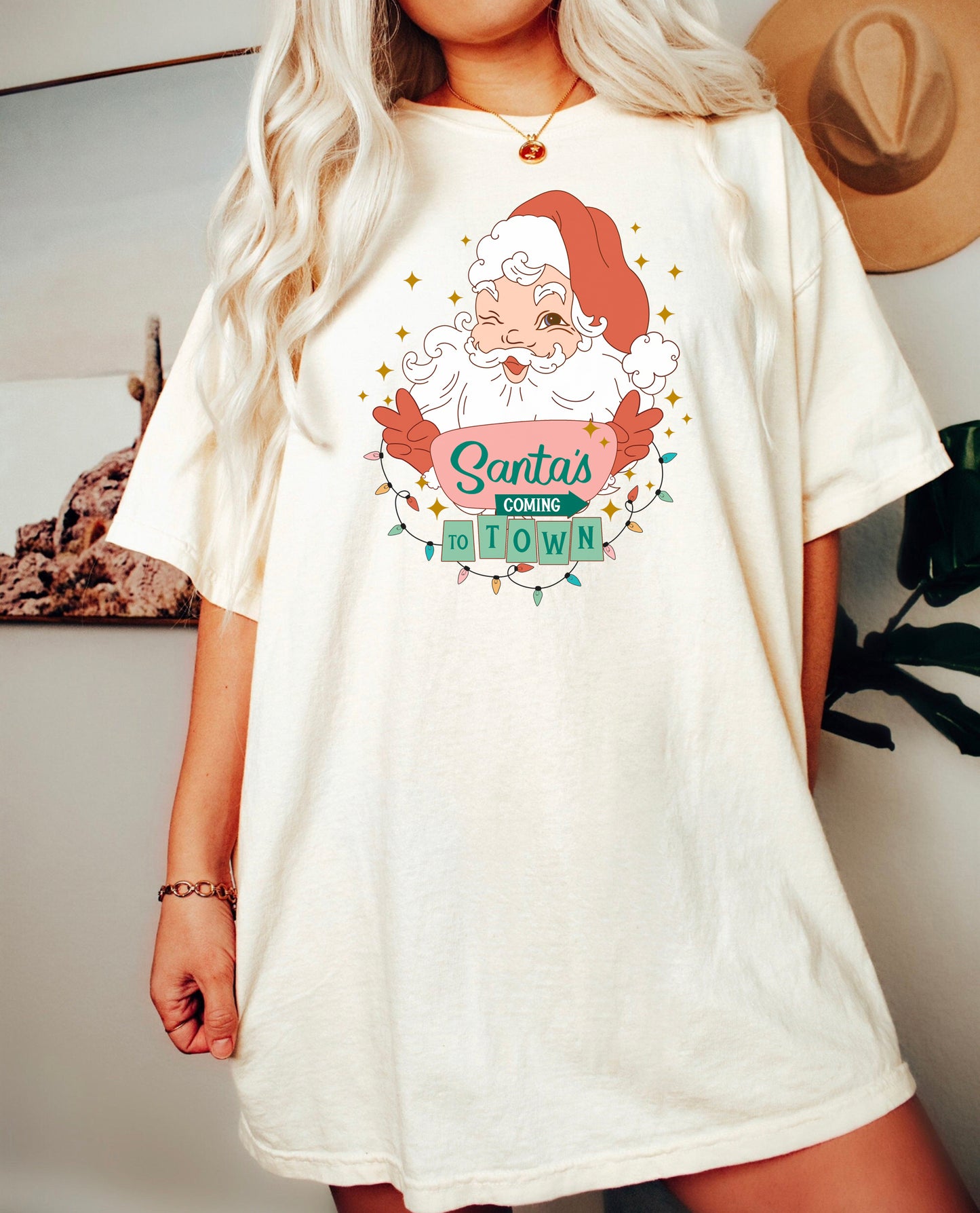 Santas Coming To Town Shirt