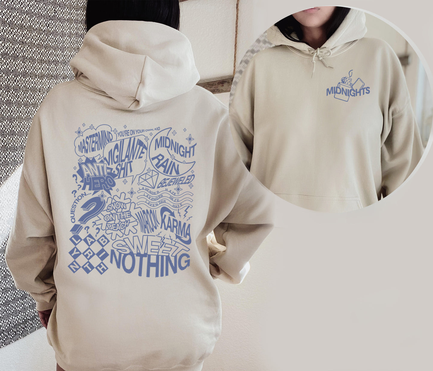 Midnights Hoodie, 2 Sided Print