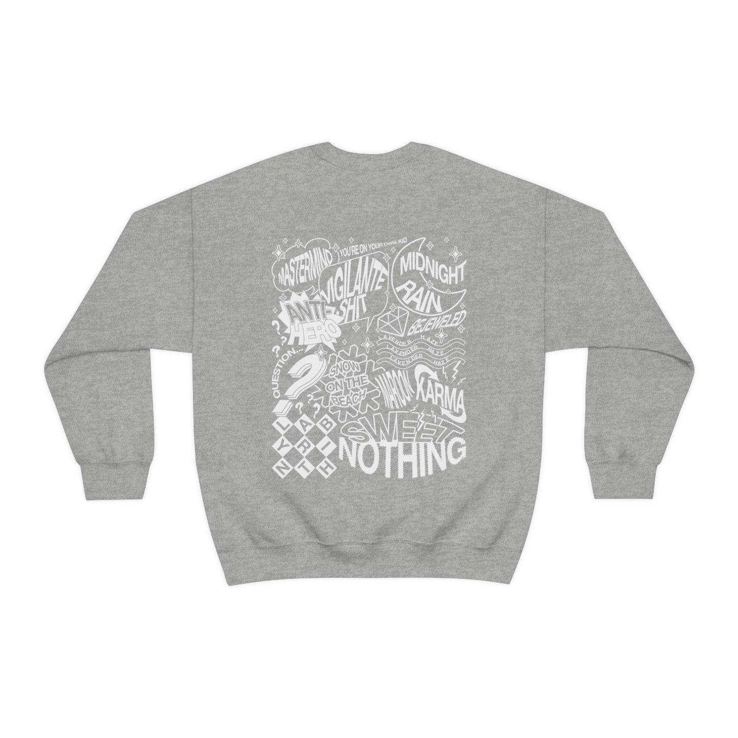 Midnights TS Sweatshirt, 2 Sided Print