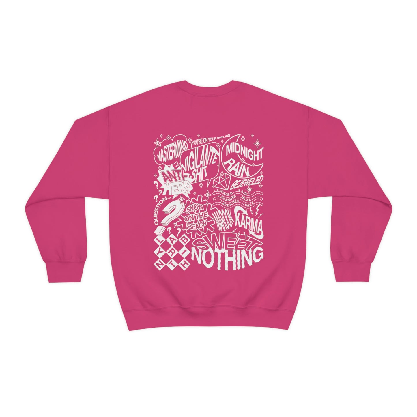 Midnights TS Sweatshirt, 2 Sided Print