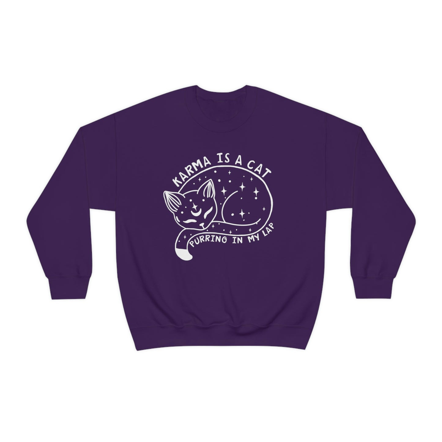 Karma Is A Cat Sweatshirt