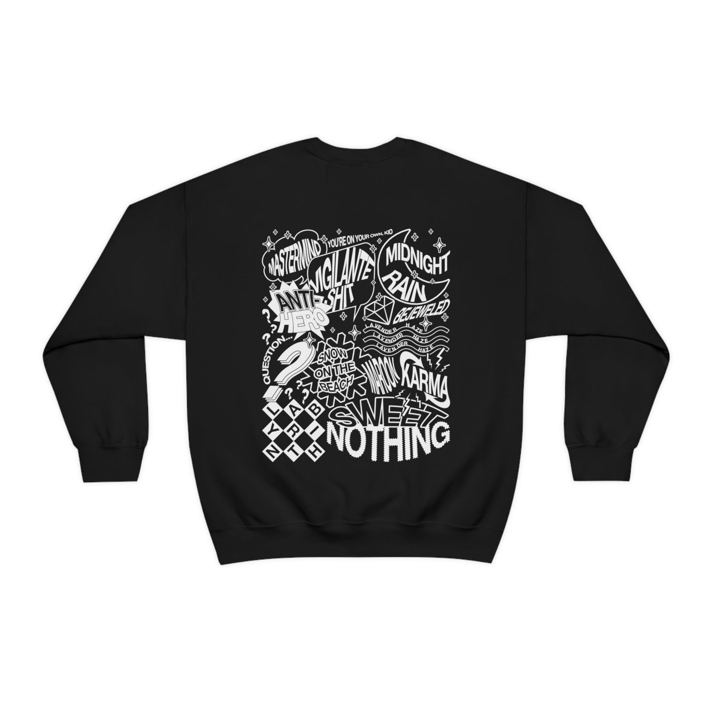 Midnights TS Sweatshirt, 2 Sided Print