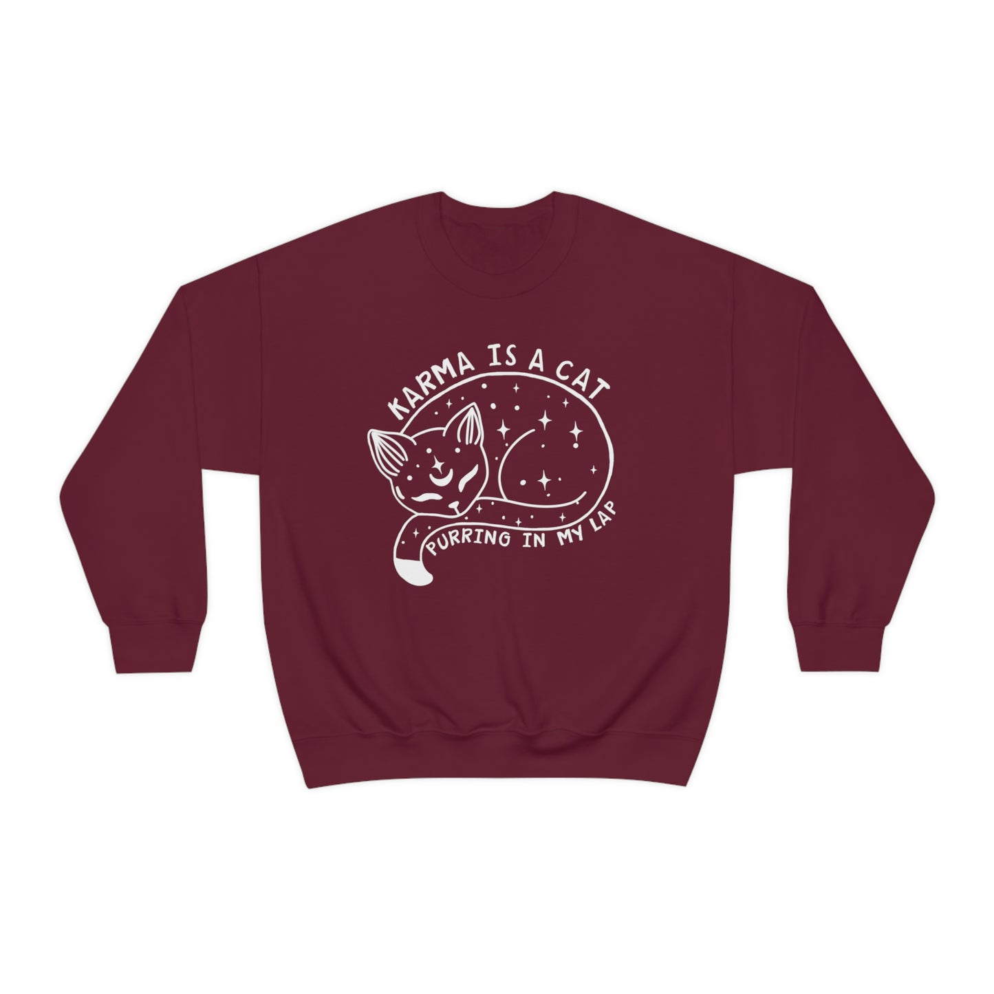 Karma Is A Cat Sweatshirt