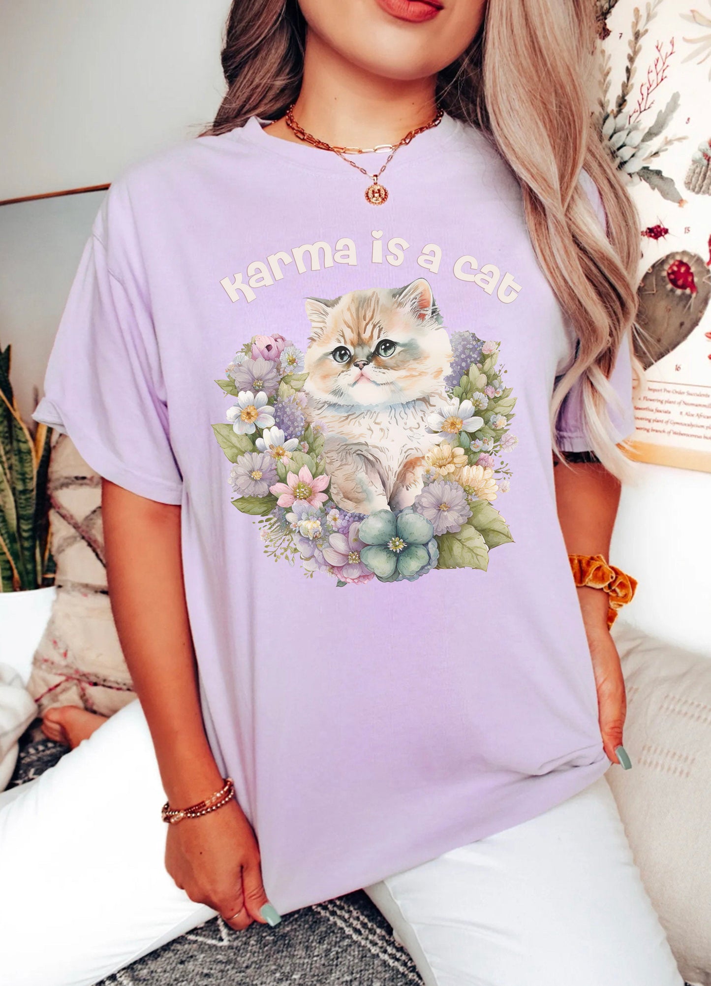 Karma Is A Cat Shirt
