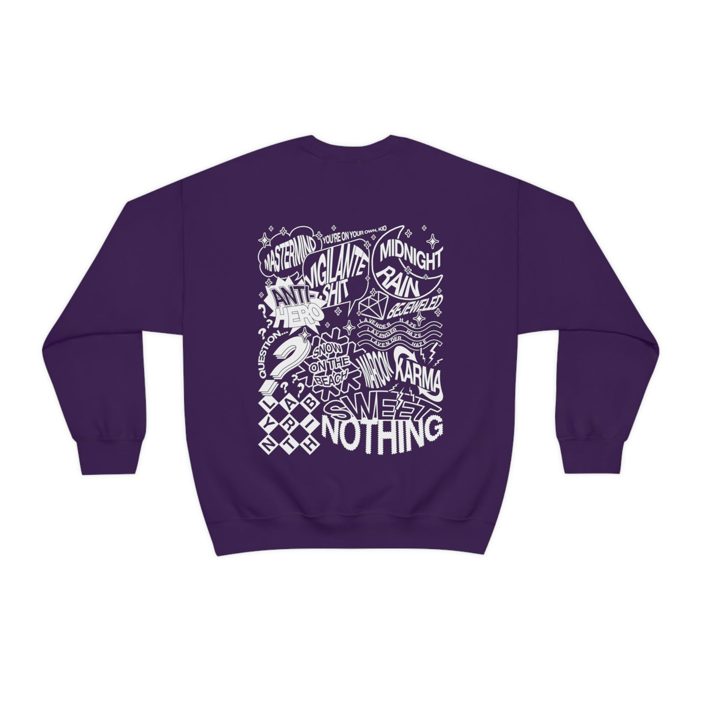 Midnights TS Sweatshirt, 2 Sided Print