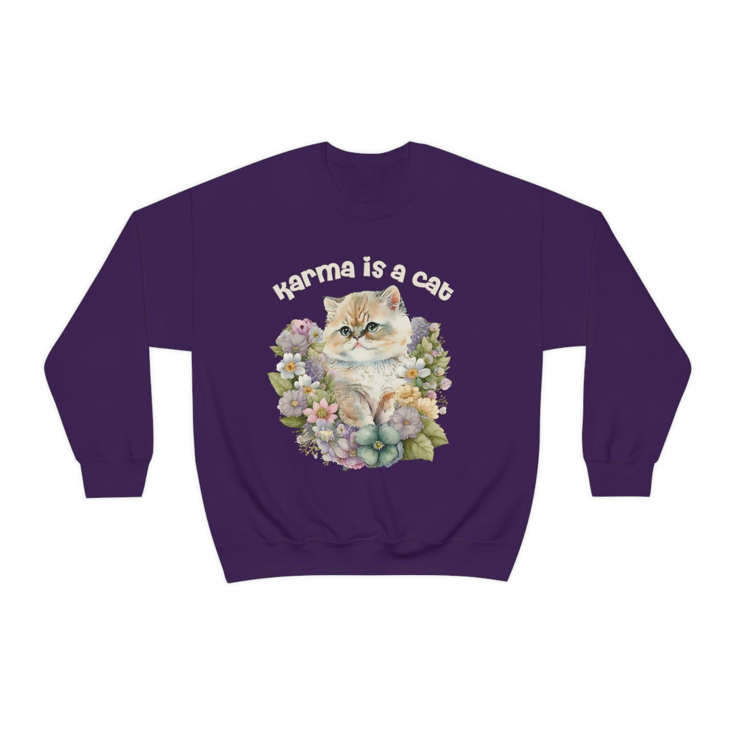 Karma Is A Cat Sweatshirt