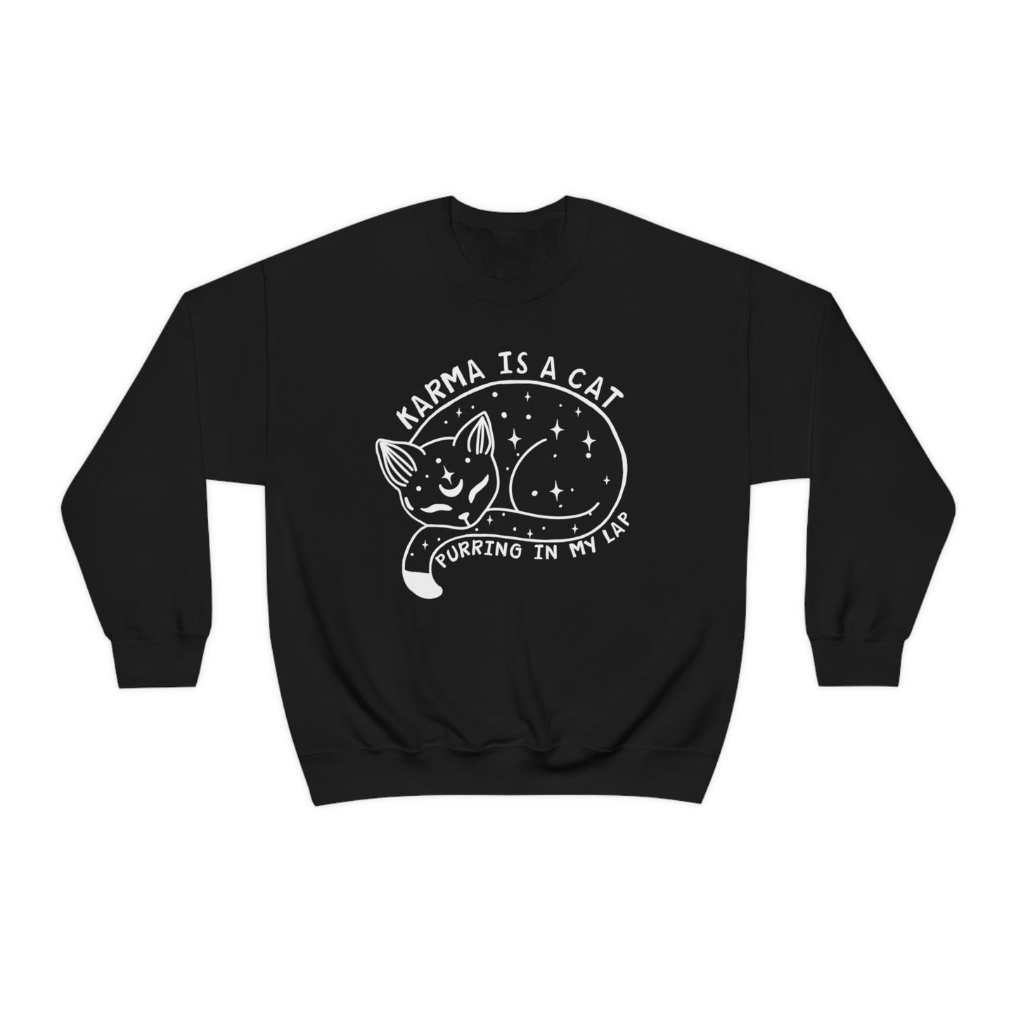 Karma Is A Cat Sweatshirt