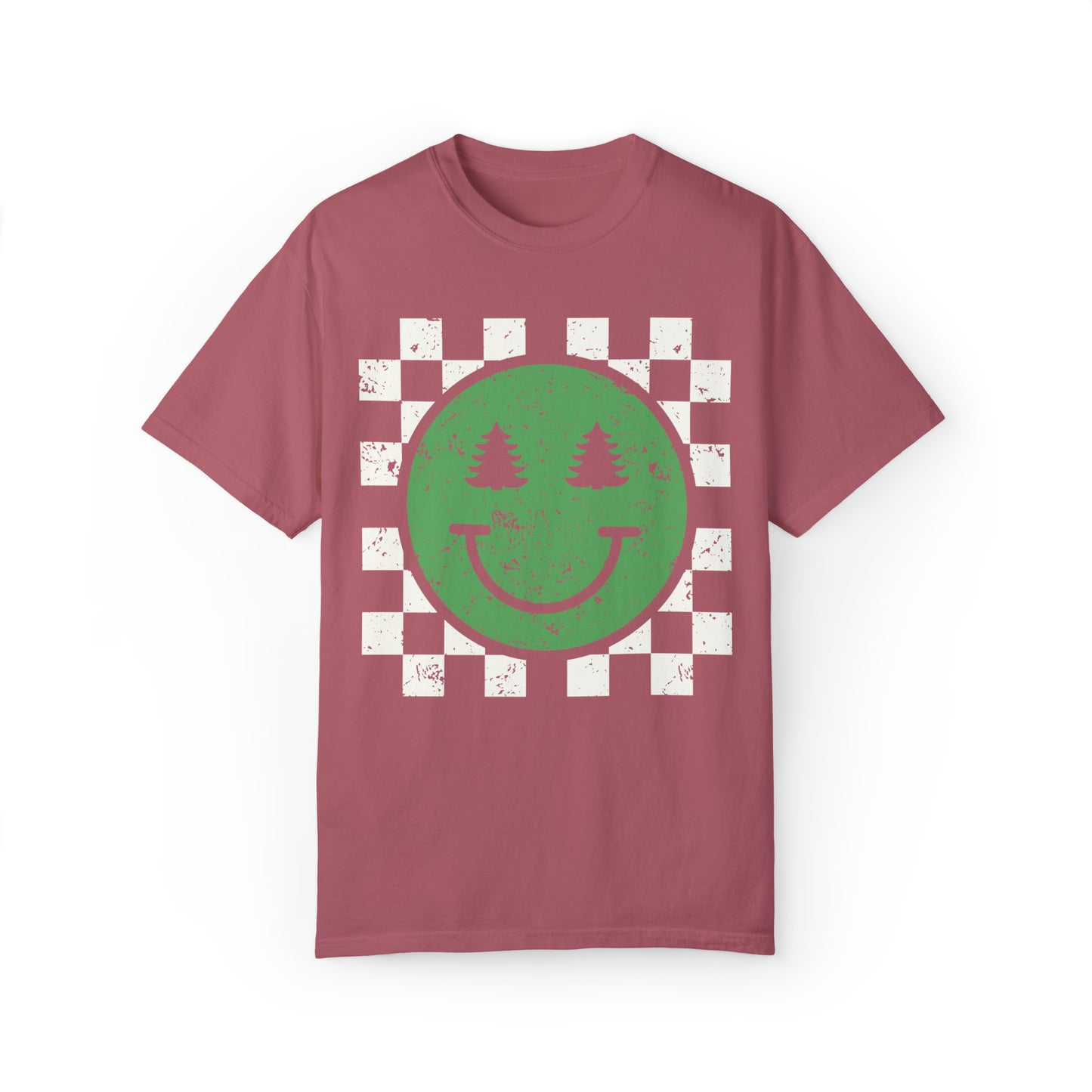 Retro Smile Christmas Tree Shirt