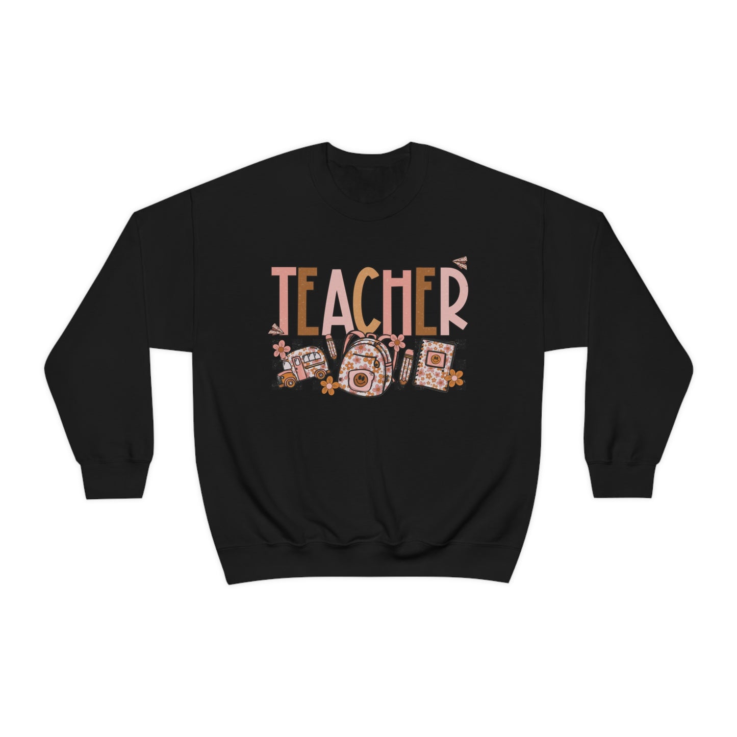 Retro Teacher Back To School Sweatshirt