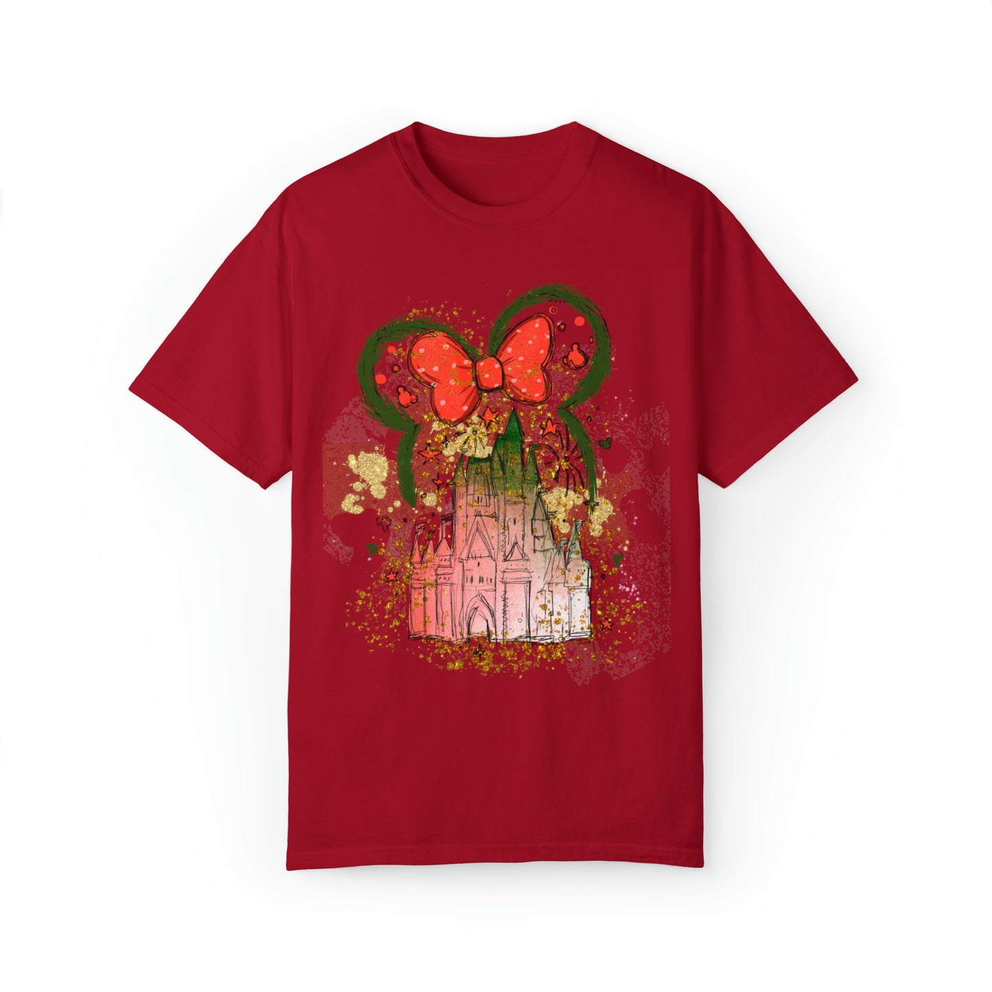 Watercolor Christmas Castle Shirt