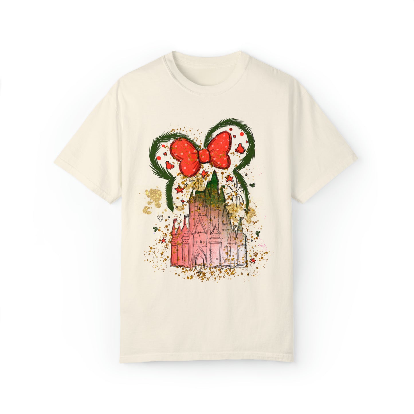 Watercolor Christmas Castle Shirt