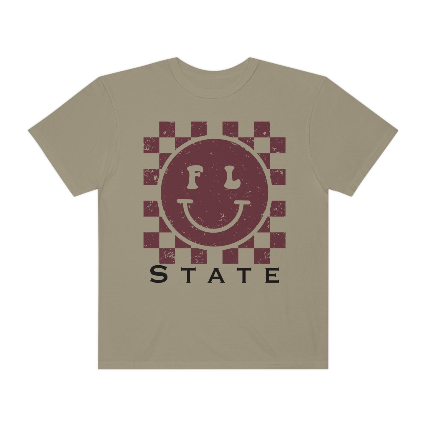 Florida State Smiley Checkered Shirt