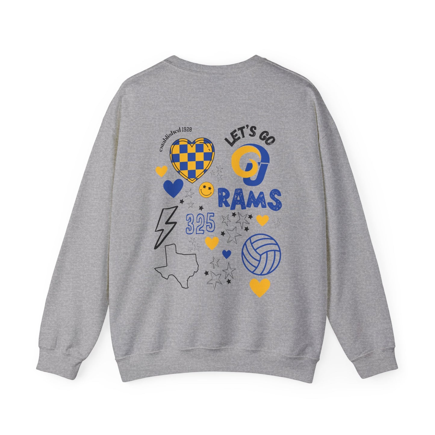 Rams Volleyball Game Day Sweatshirt