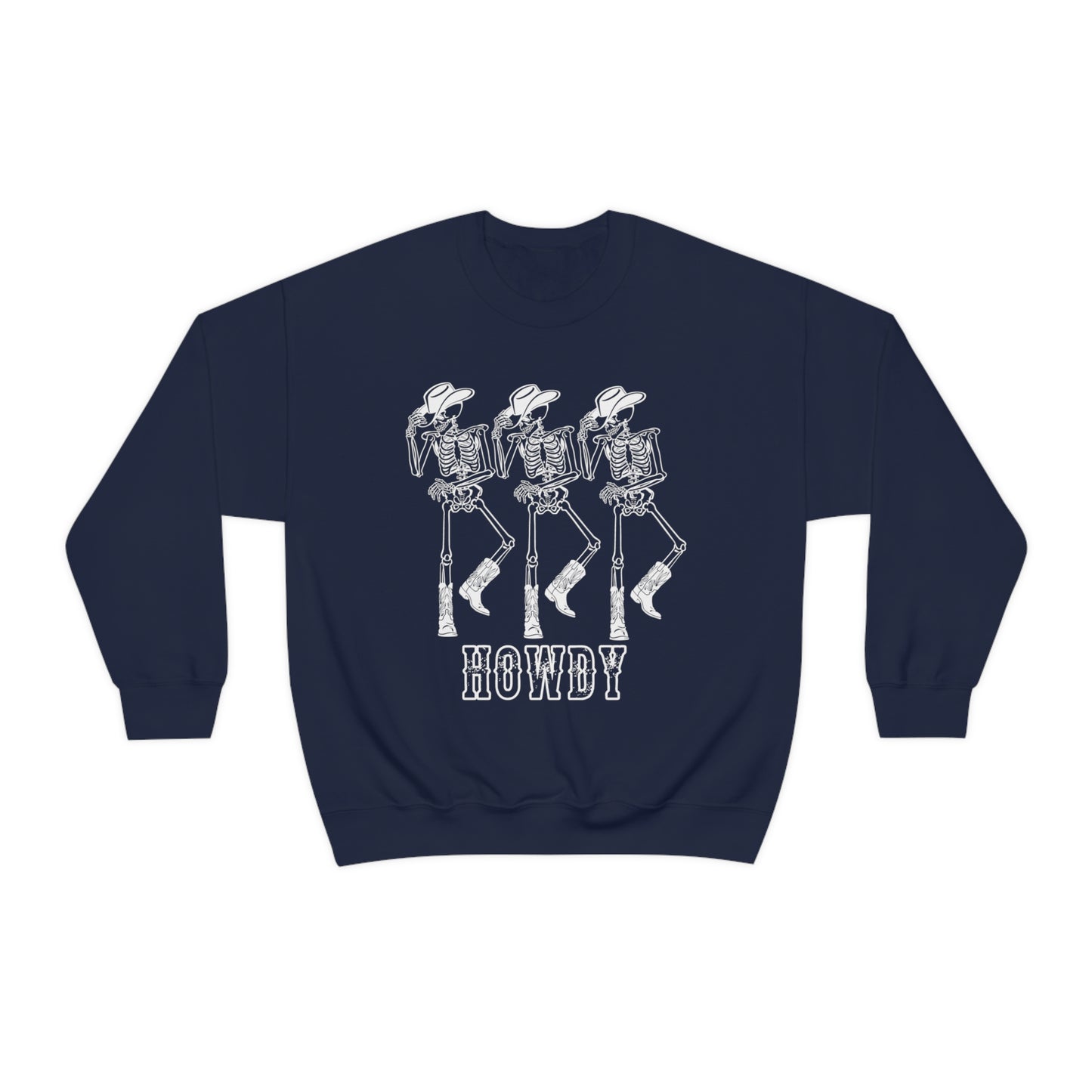 Howdy Skeleton Cowboy Sweatshirt