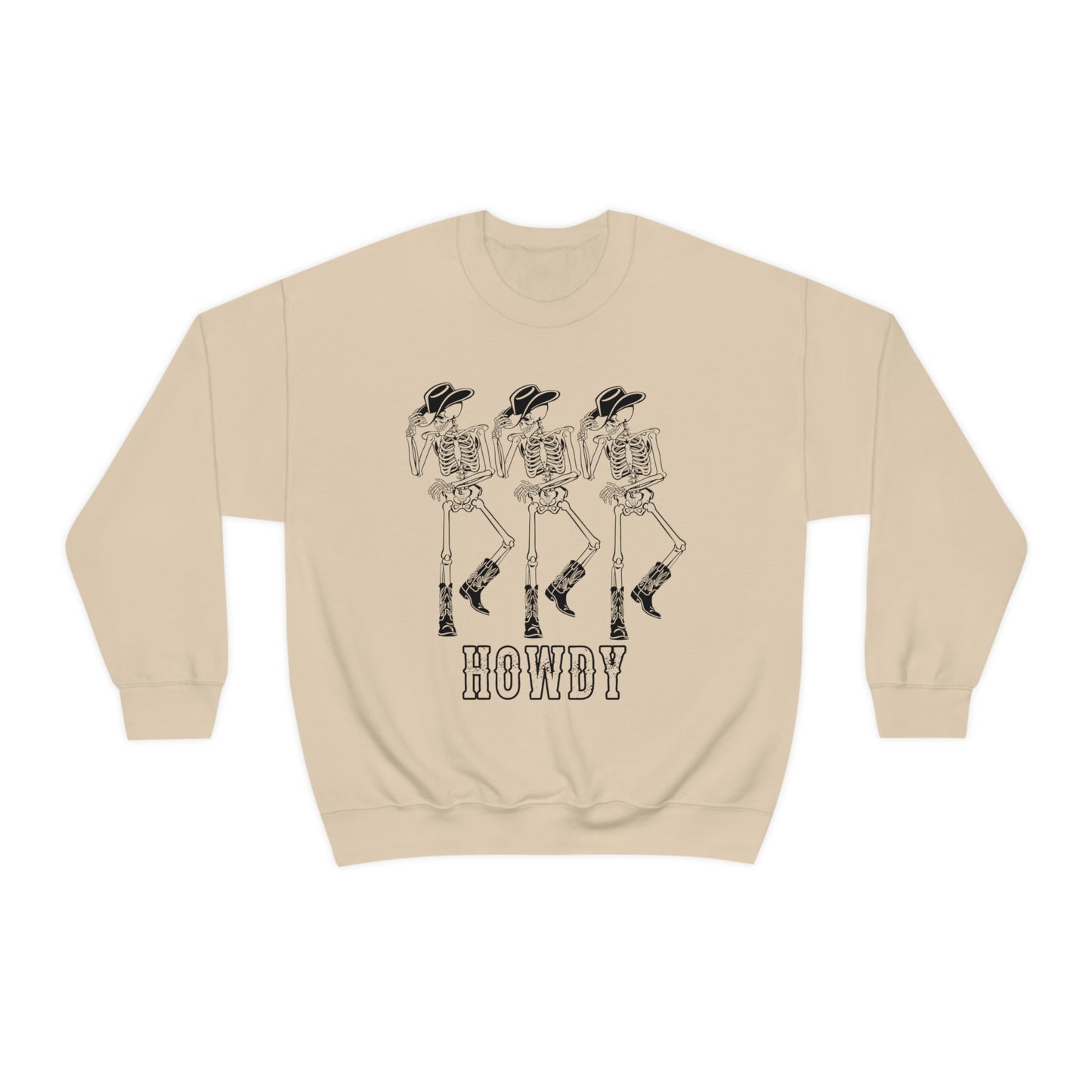Howdy Skeleton Cowboy Sweatshirt