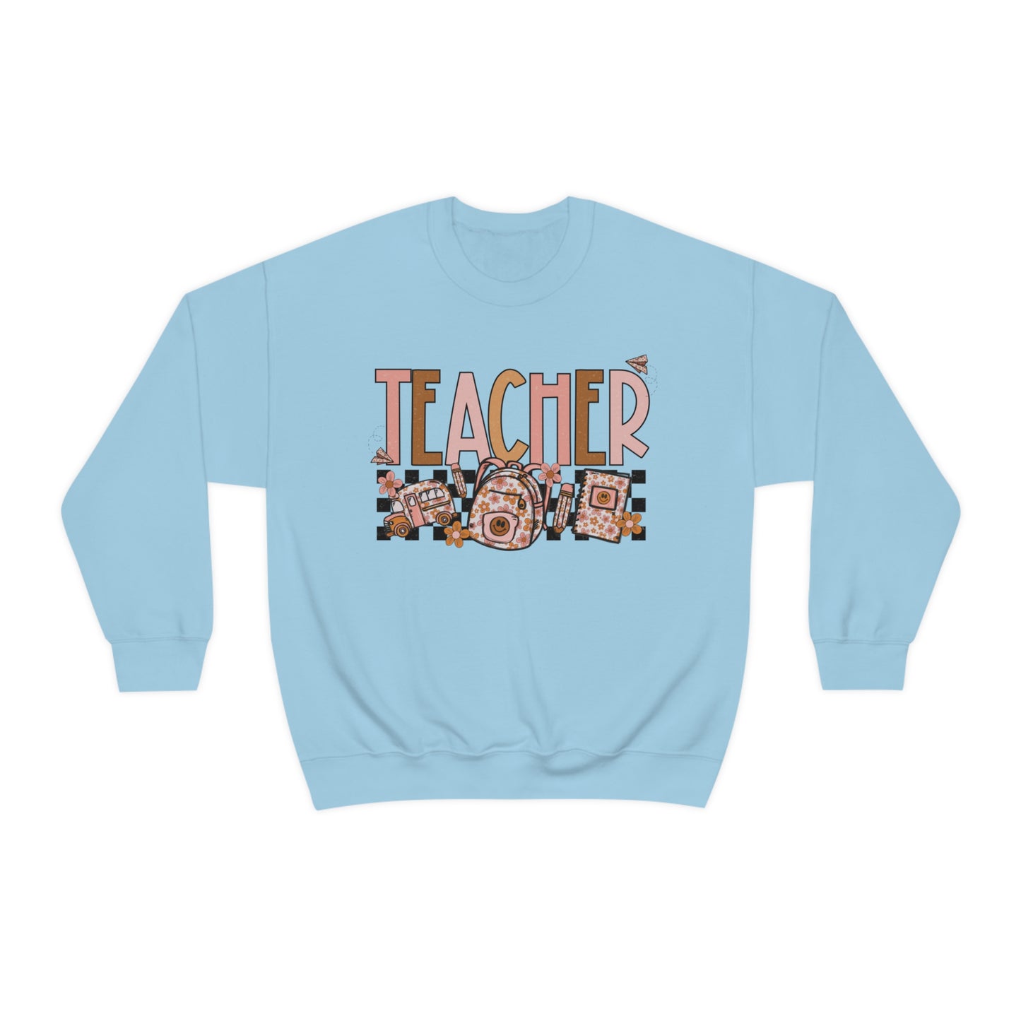 Retro Teacher Back To School Sweatshirt