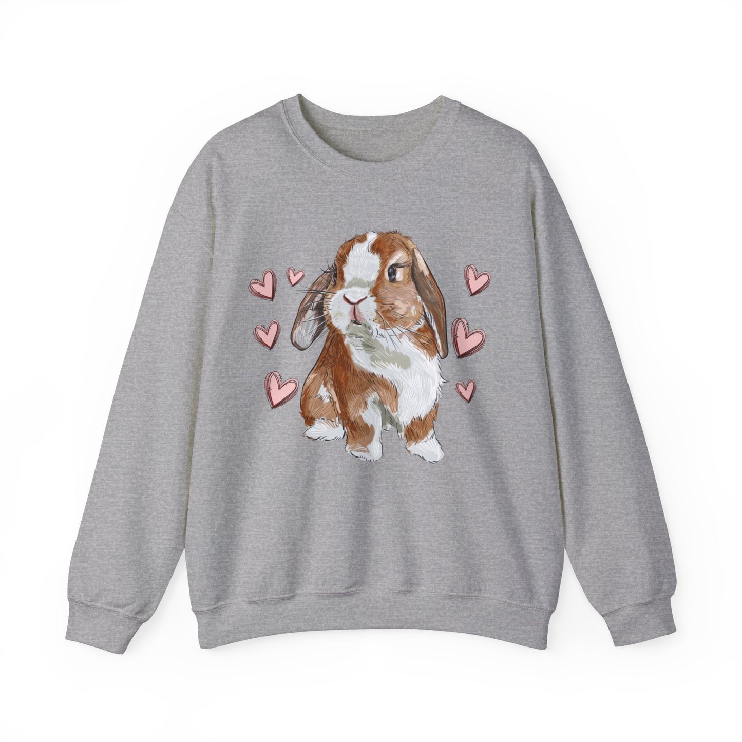Bunny Rabbit Heart Sweatshirt