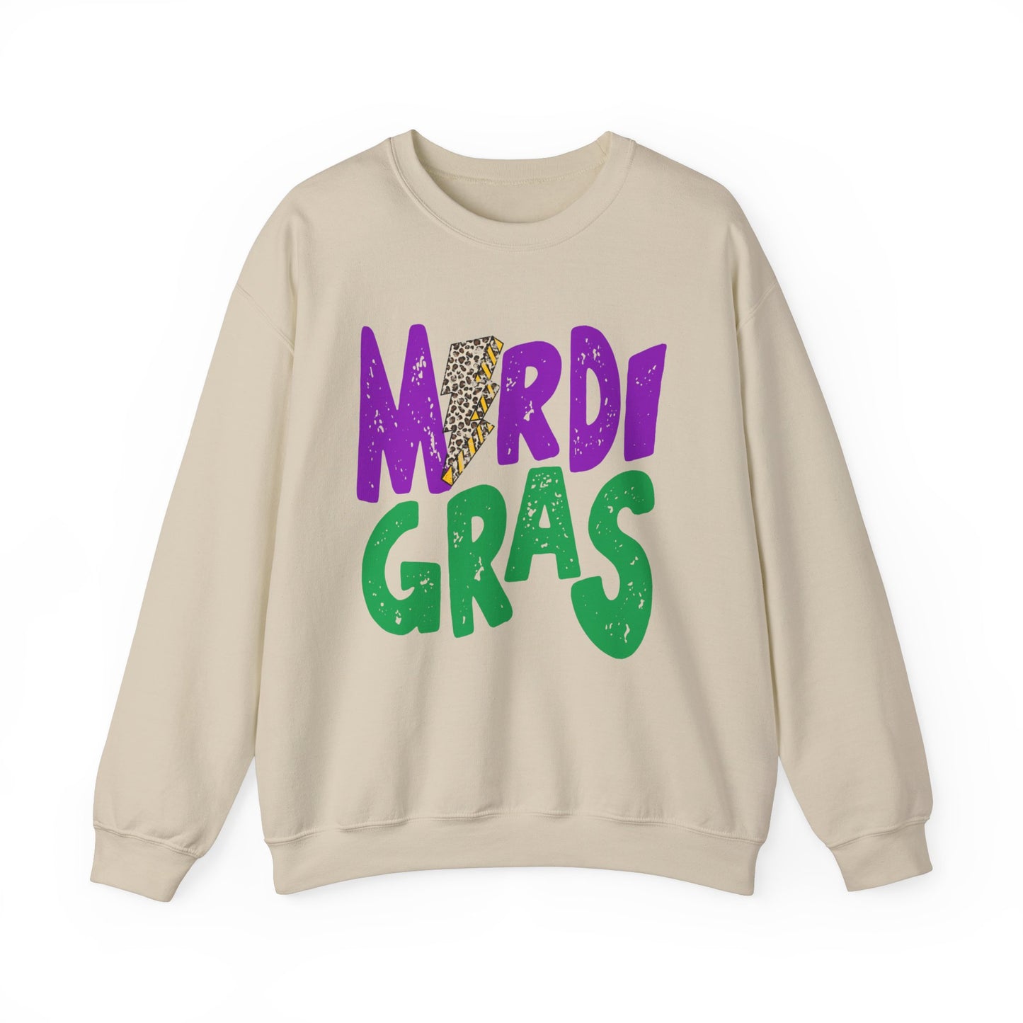 Mardi Gras Lightning Bolt Sweatshirt