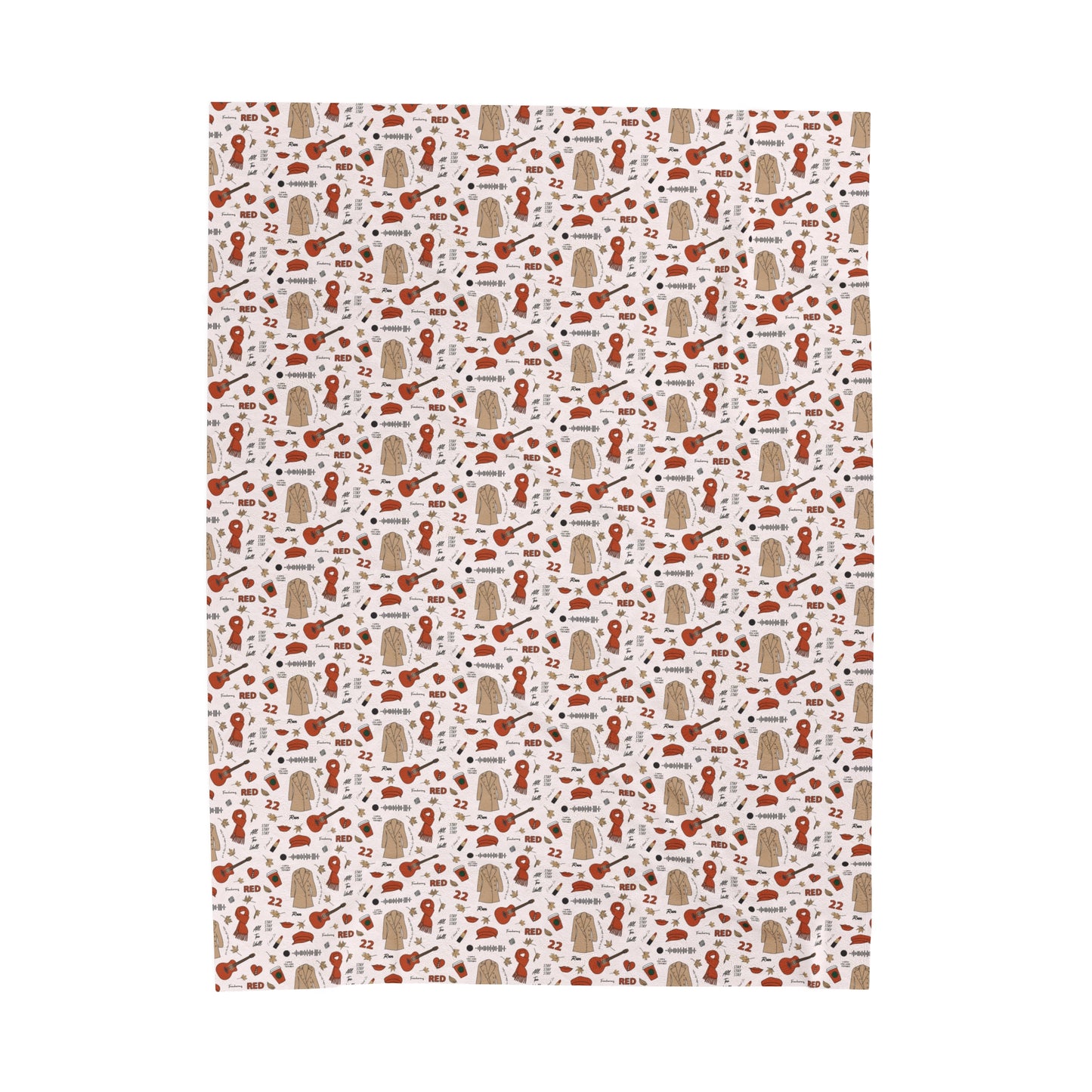 Red TS Plush Blanket