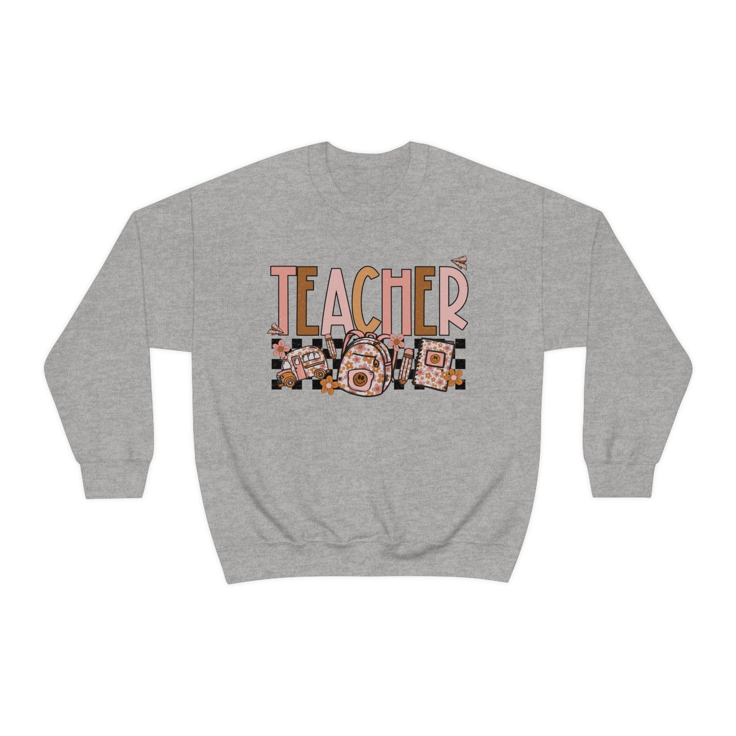 Retro Teacher Back To School Sweatshirt