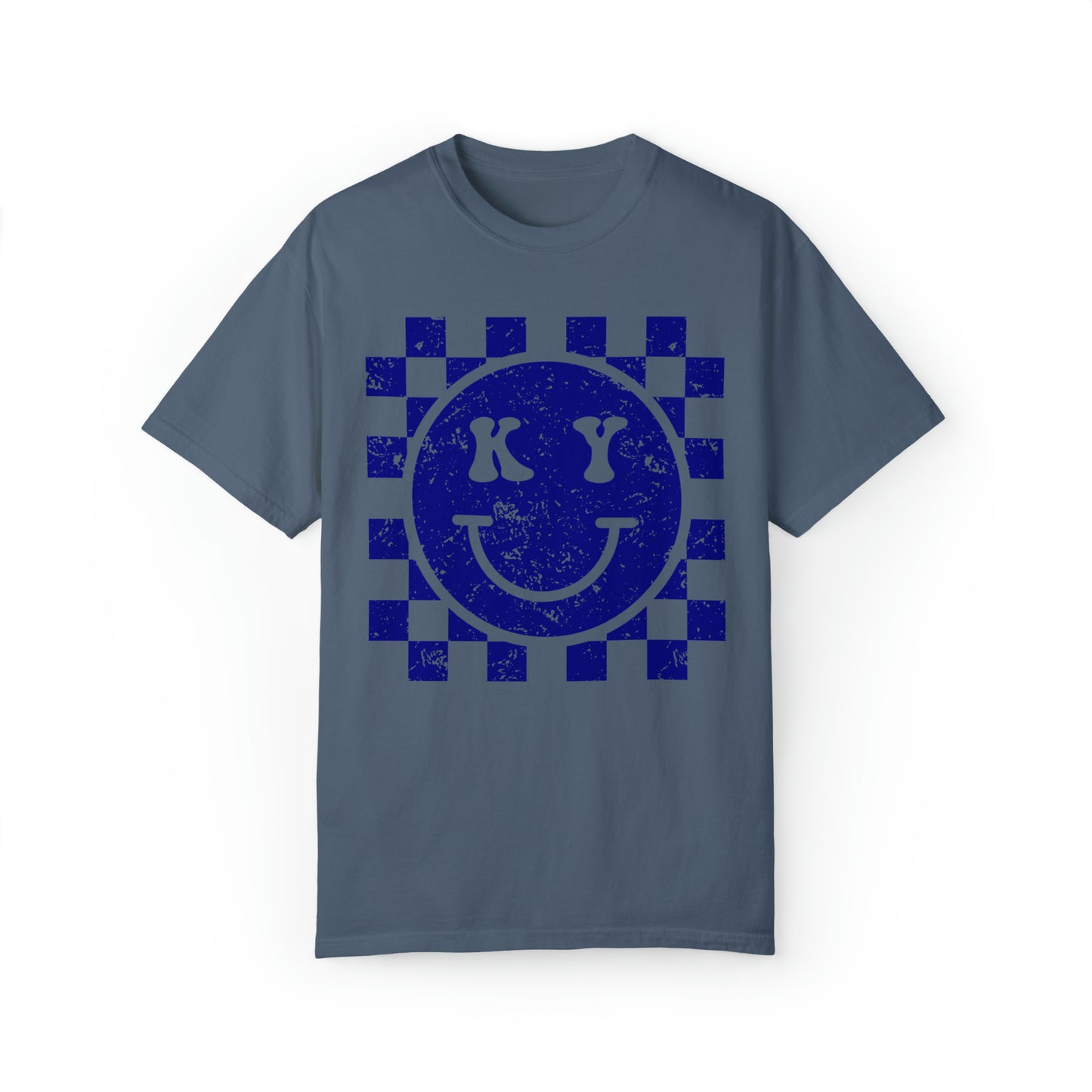 Kentucky Checkered Smiley Face Shirt