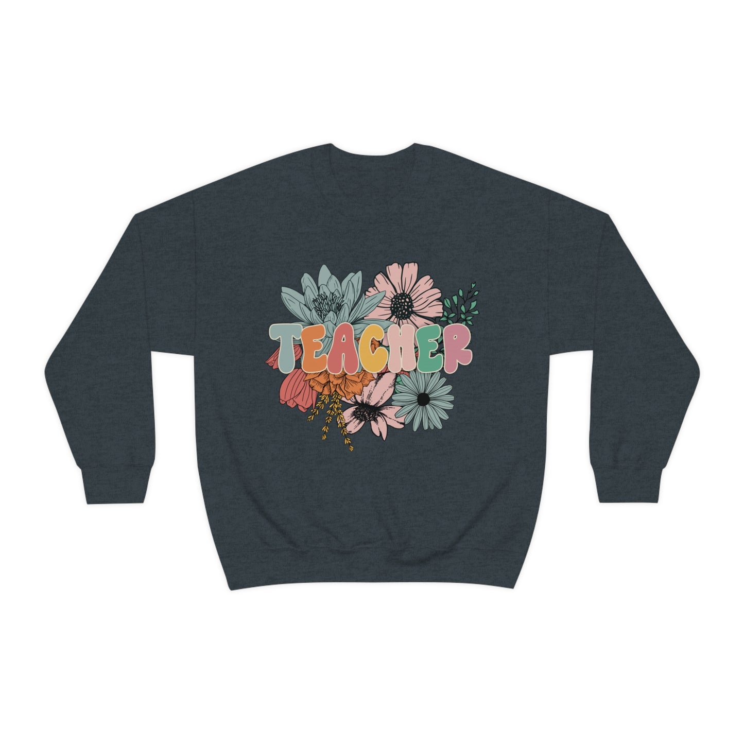 Floral Teacher Sweatshirt